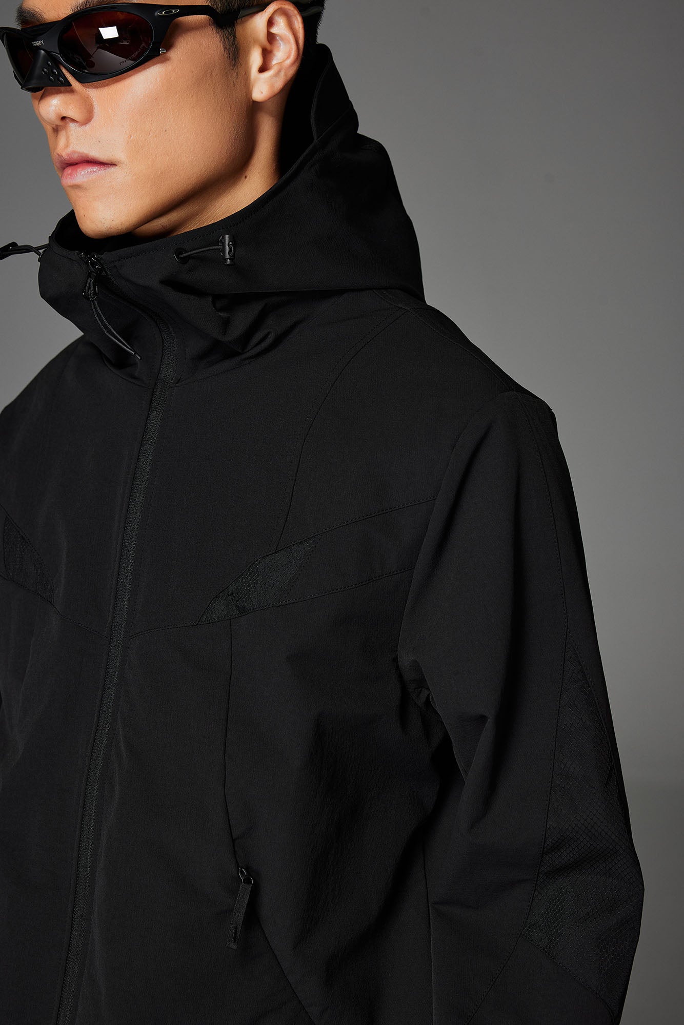 CATSSTAC Tech Structured Panel Softshell Hooded Jacket, premium urban and streetwear designers apparel on PROJECTISR.com, CATSSTAC