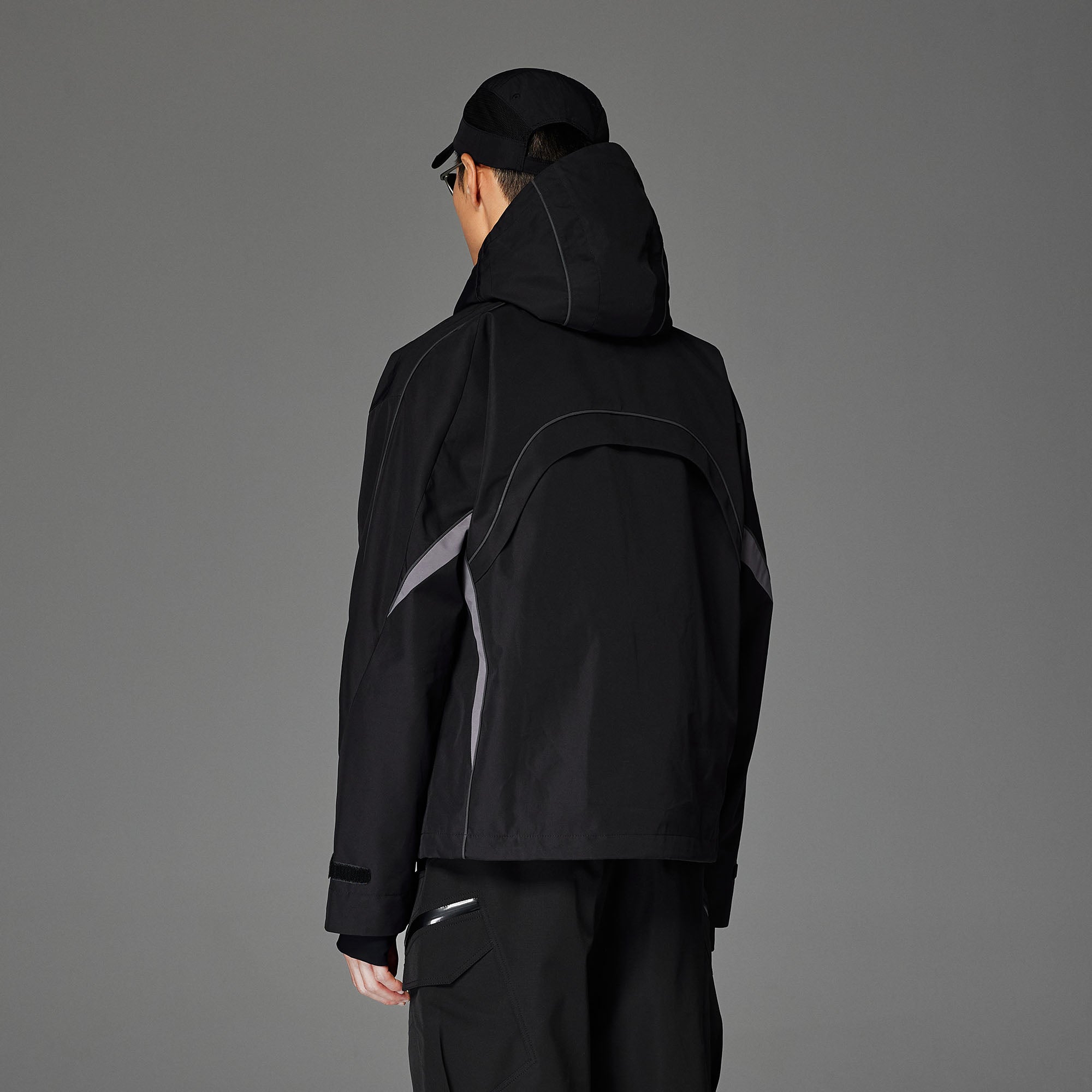 CATSSTAC Stormline Contrast Panel Zip Jacket, premium urban and streetwear designers apparel on PROJECTISR.com, CATSSTAC