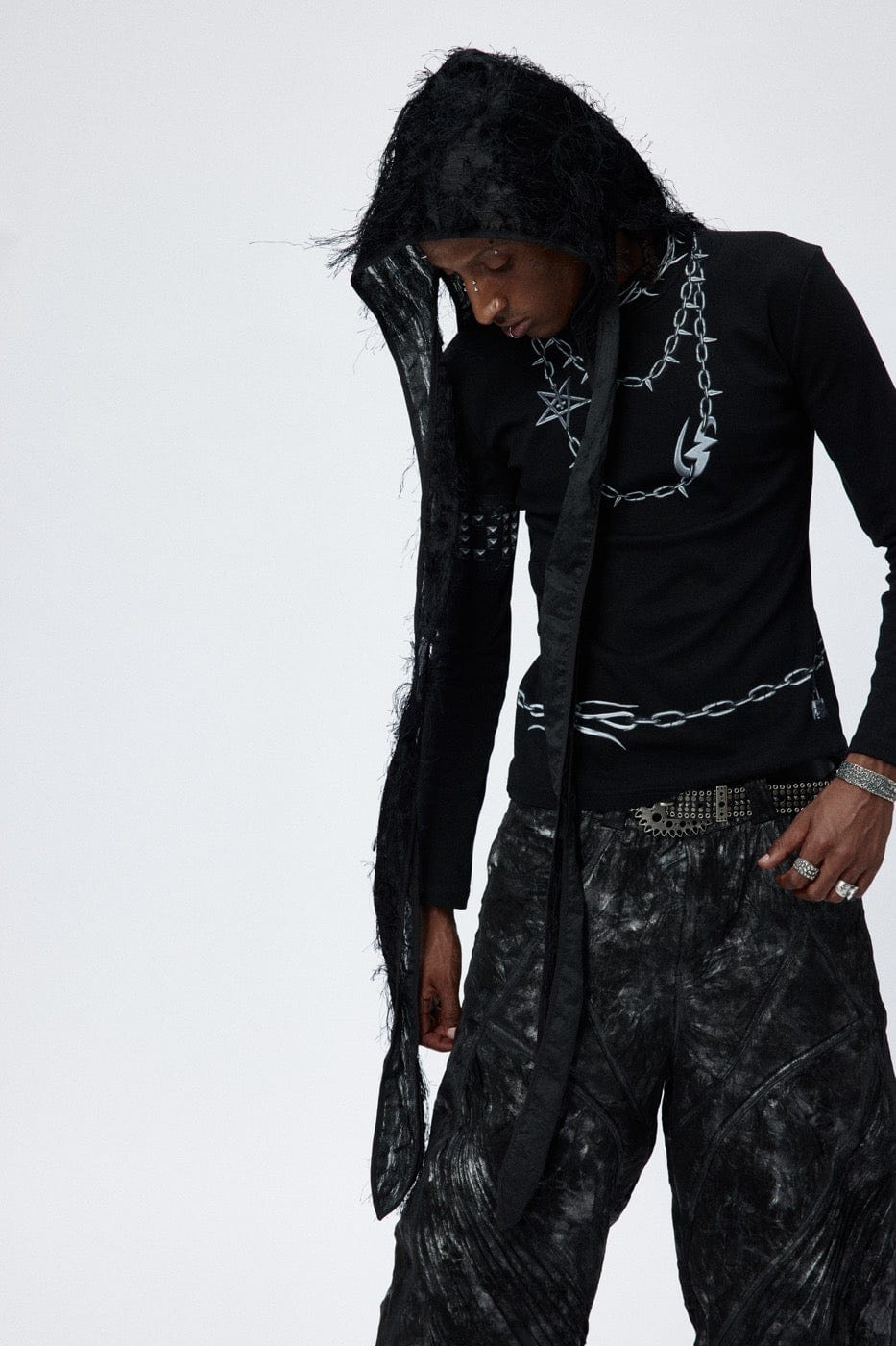 DND4DES Distressed Durag, premium urban and streetwear designers apparel on PROJECTISR.com, DND4DES