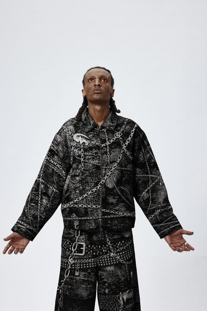 DND4DES Chain Jacket, premium urban and streetwear designers apparel on PROJECTISR.com, DND4DES