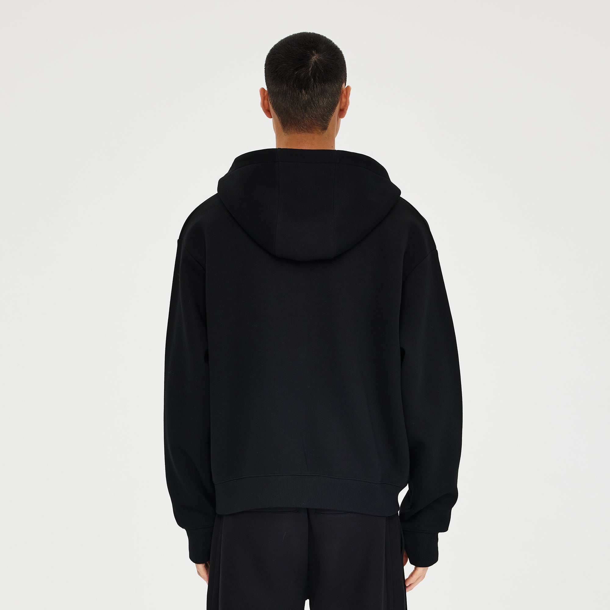 CATSSTAC Essential Embroidered LOGO Zip-Up Hoodie