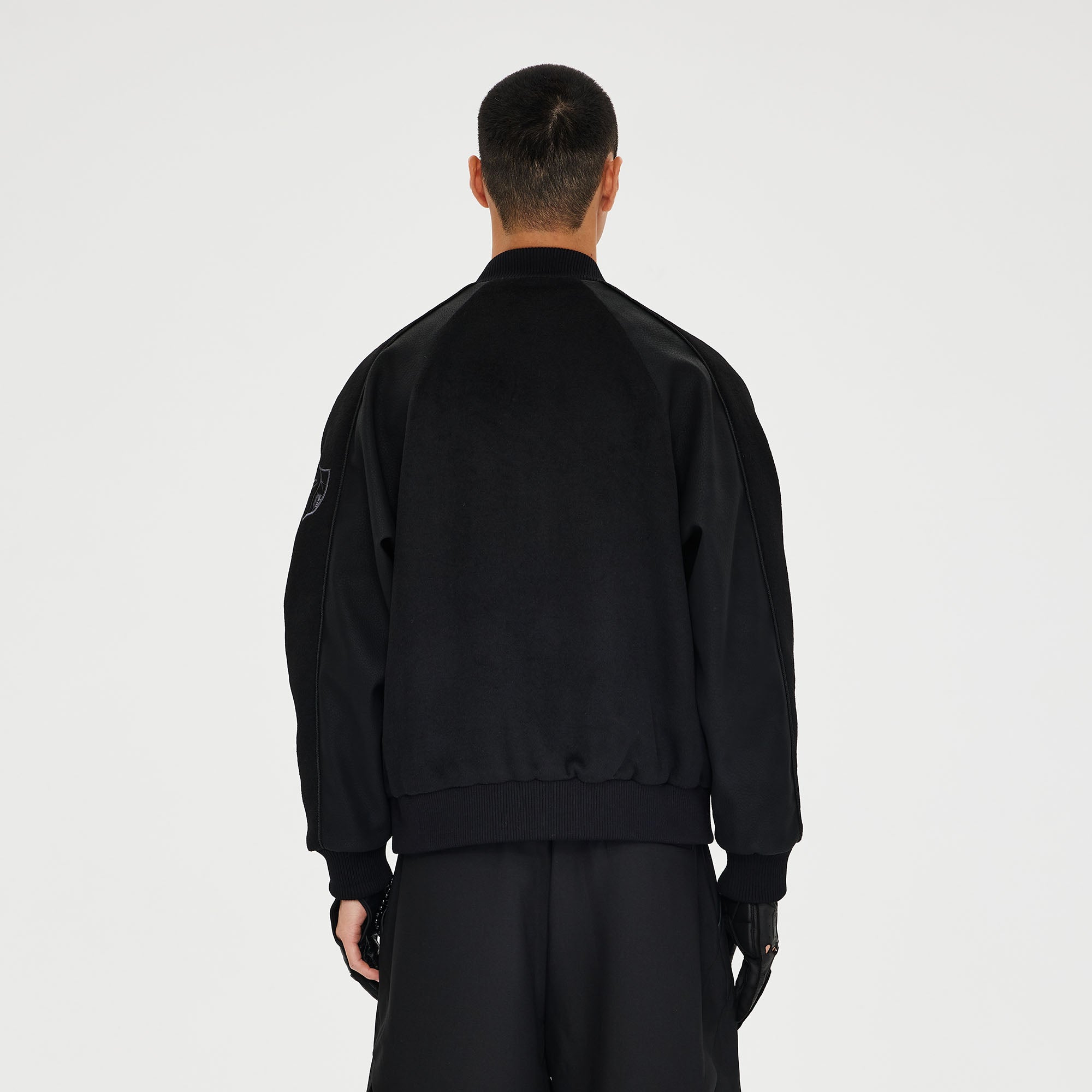 CATSSTAC Warrior Embroidered Panel Bomber Jacket, premium urban and streetwear designers apparel on PROJECTISR.com, CATSSTAC