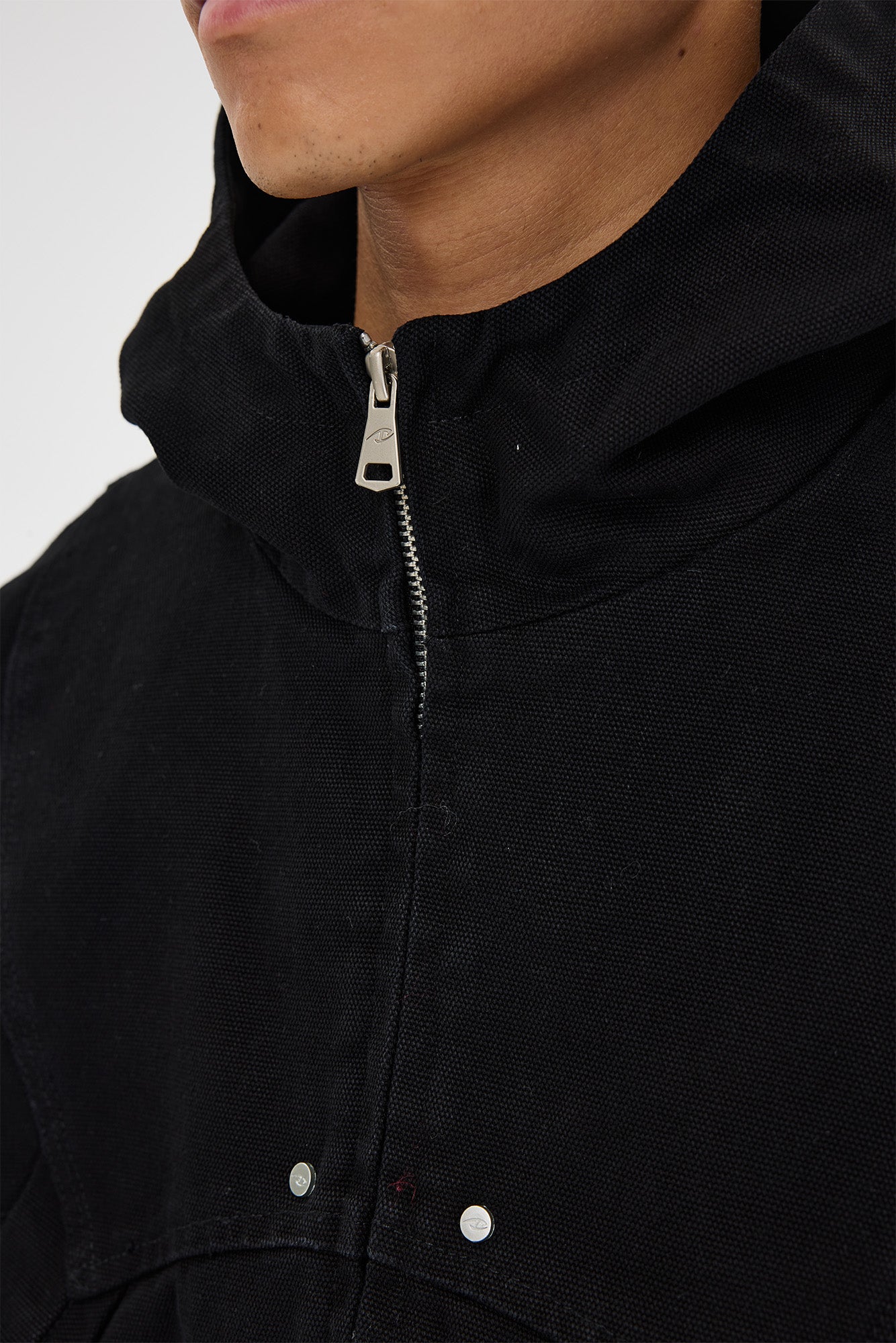 CATSSTAC Structured Panel Studded Hooded Jacket, premium urban and streetwear designers apparel on PROJECTISR.com, CATSSTAC