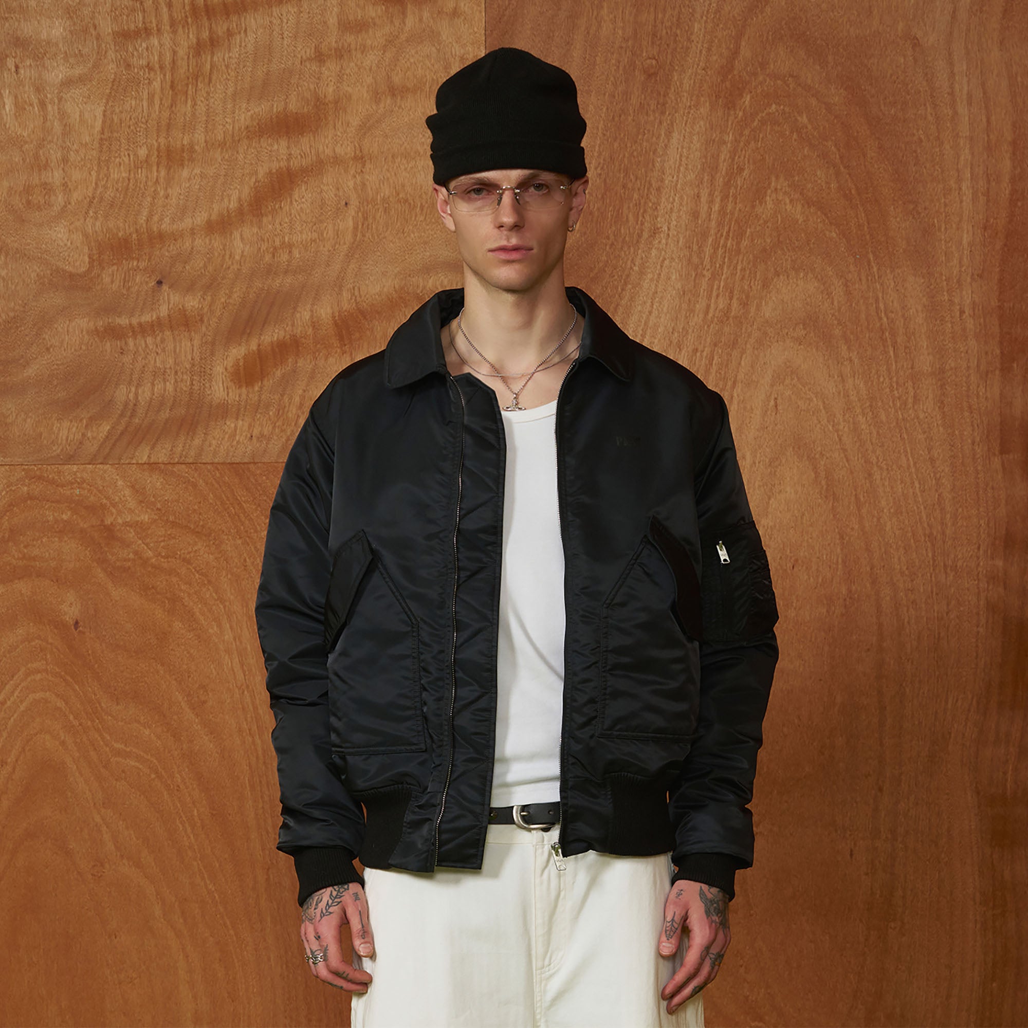 PMW Classic Ruched Insulated Bomber Jacket, premium urban and streetwear designers apparel on PROJECTISR.com, PMW