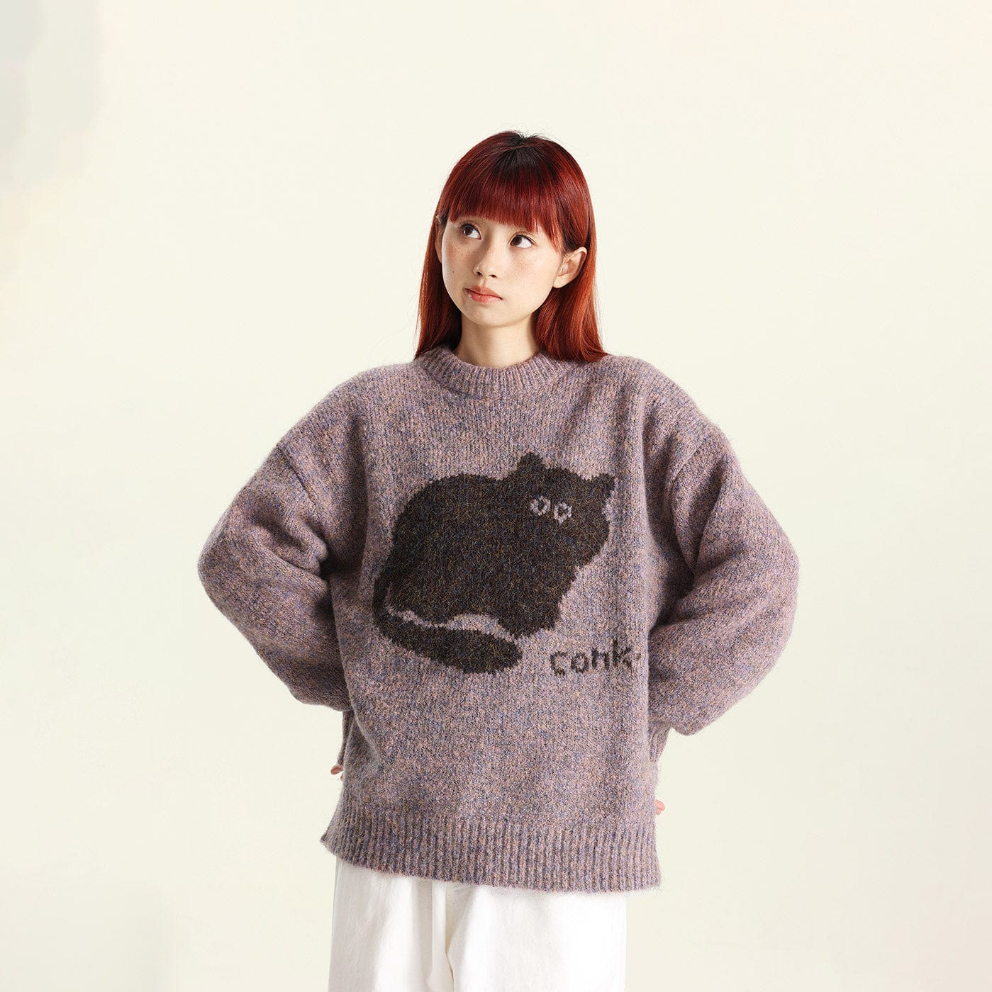 CONKLAB Plump Cat Sweater, premium urban and streetwear designers apparel on PROJECTISR.com, Conklab