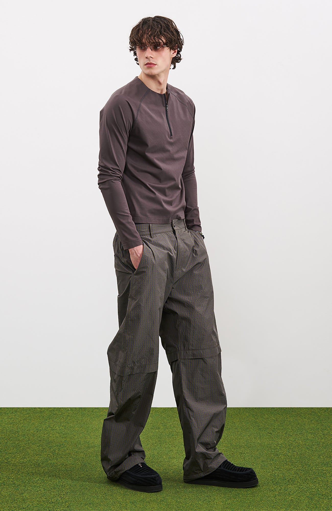 PMW Water-Resistant Plaid Drawstring Pants, premium urban and streetwear designers apparel on PROJECTISR.com, PMW