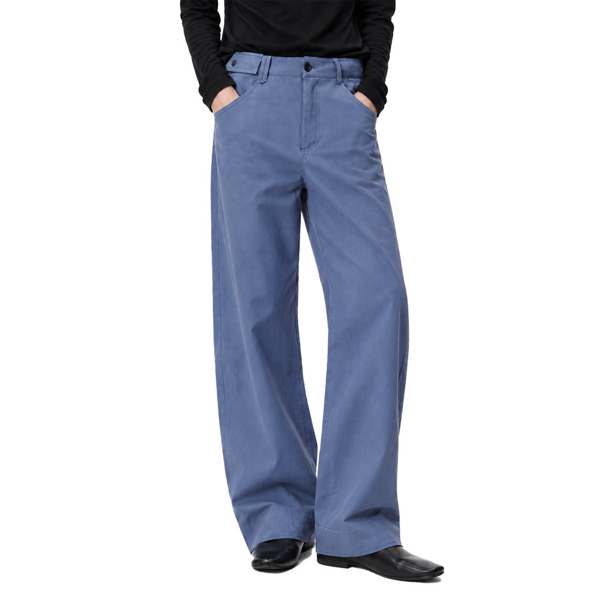 KREATE Spiral-Cut Straight-Leg Trousers