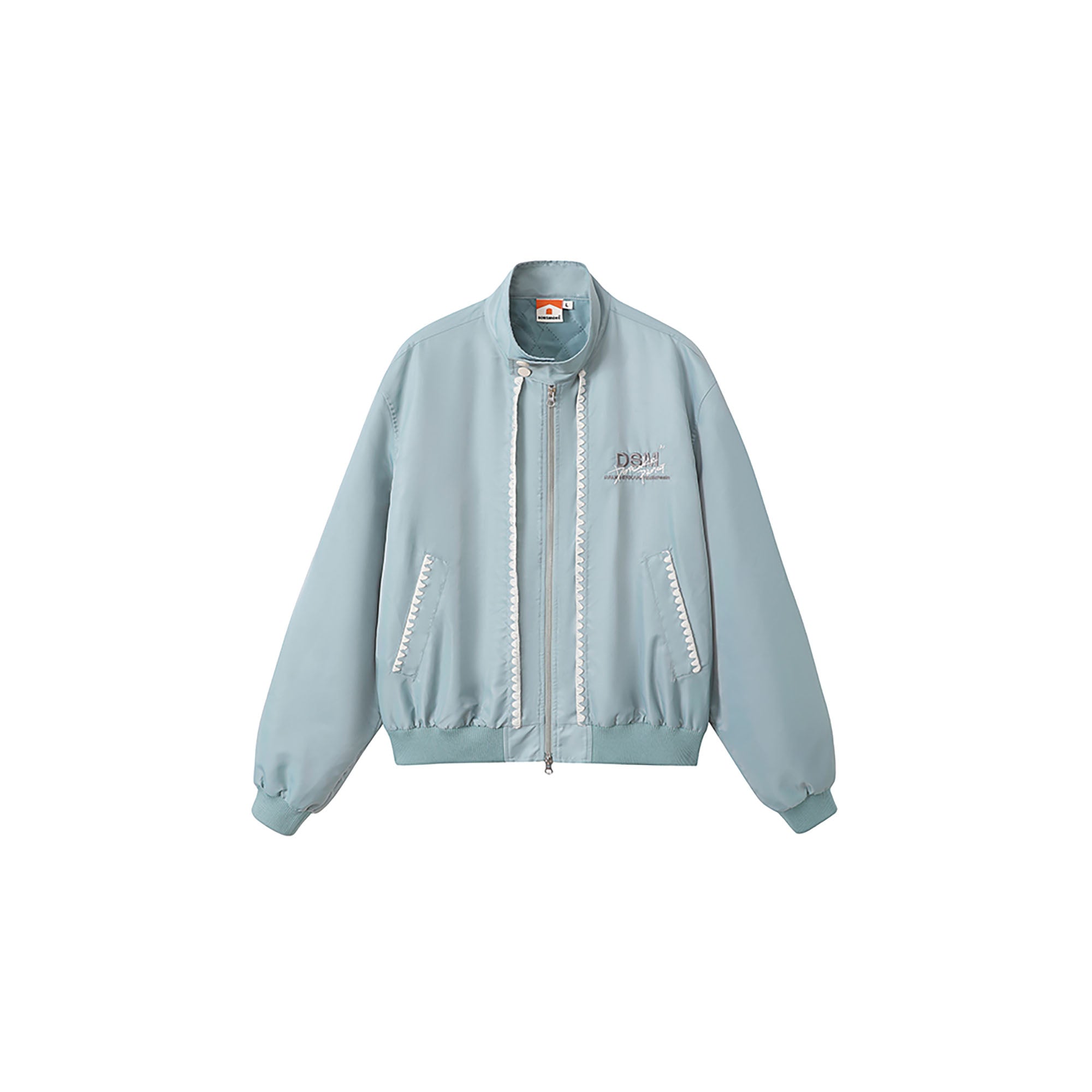 DONSMOKE Glossy Contrast Whipstitch Bomber Jacket, premium urban and streetwear designers apparel on PROJECTISR.com, DONSMOKE