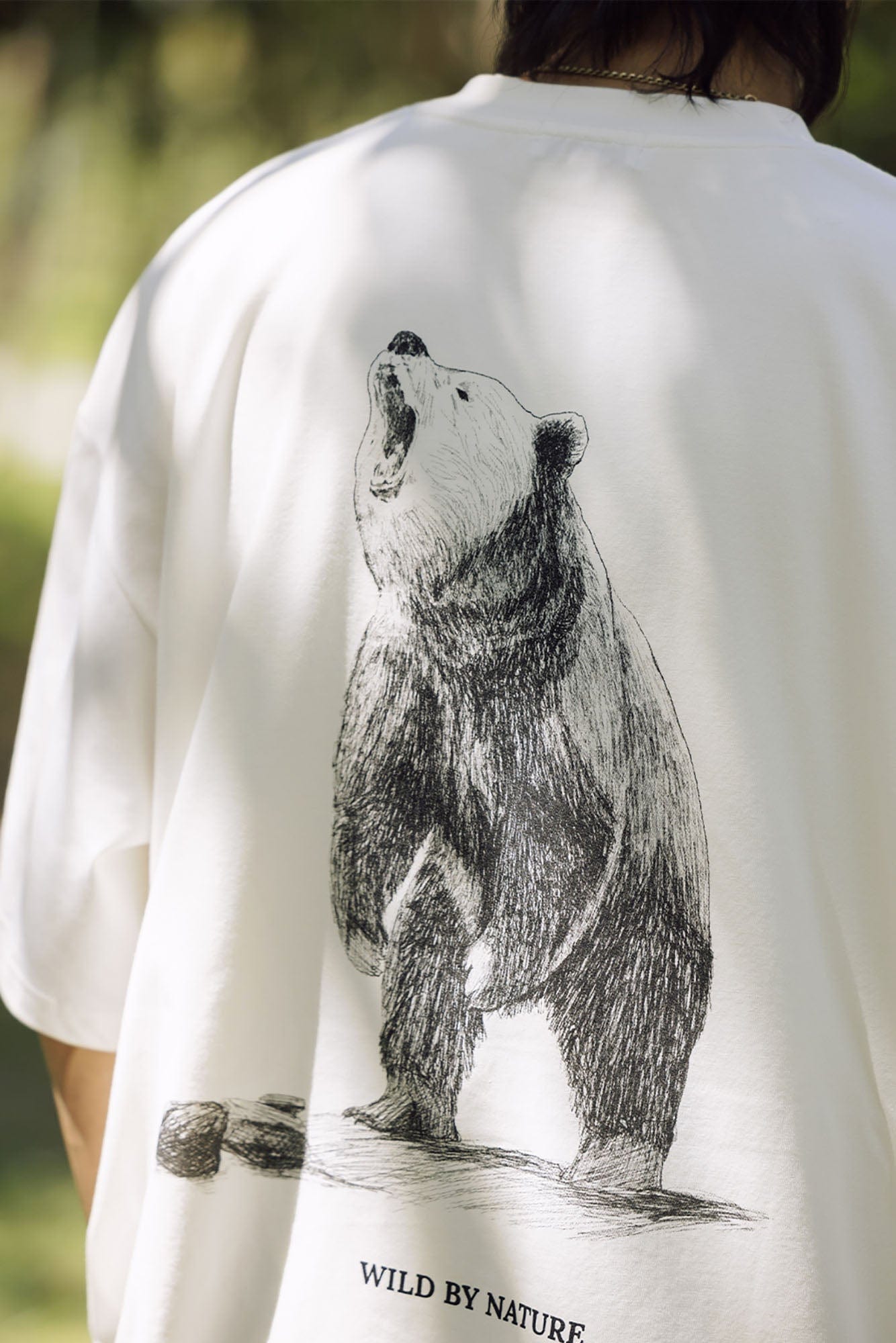 BANANA CLUB Wild Animal Graphic Sorona Oversized T-Shirt