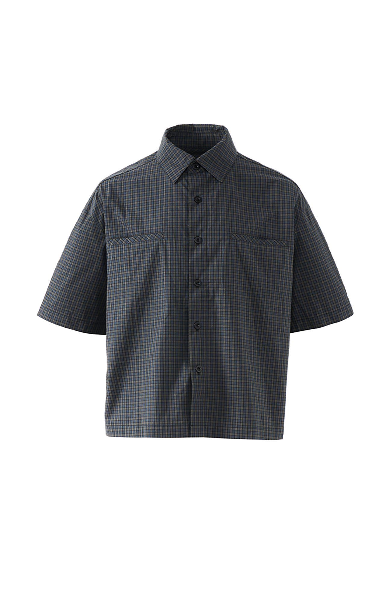 PMW Retro Plaid Short-Sleeve Shirt, premium urban and streetwear designers apparel on PROJECTISR.com, PMW