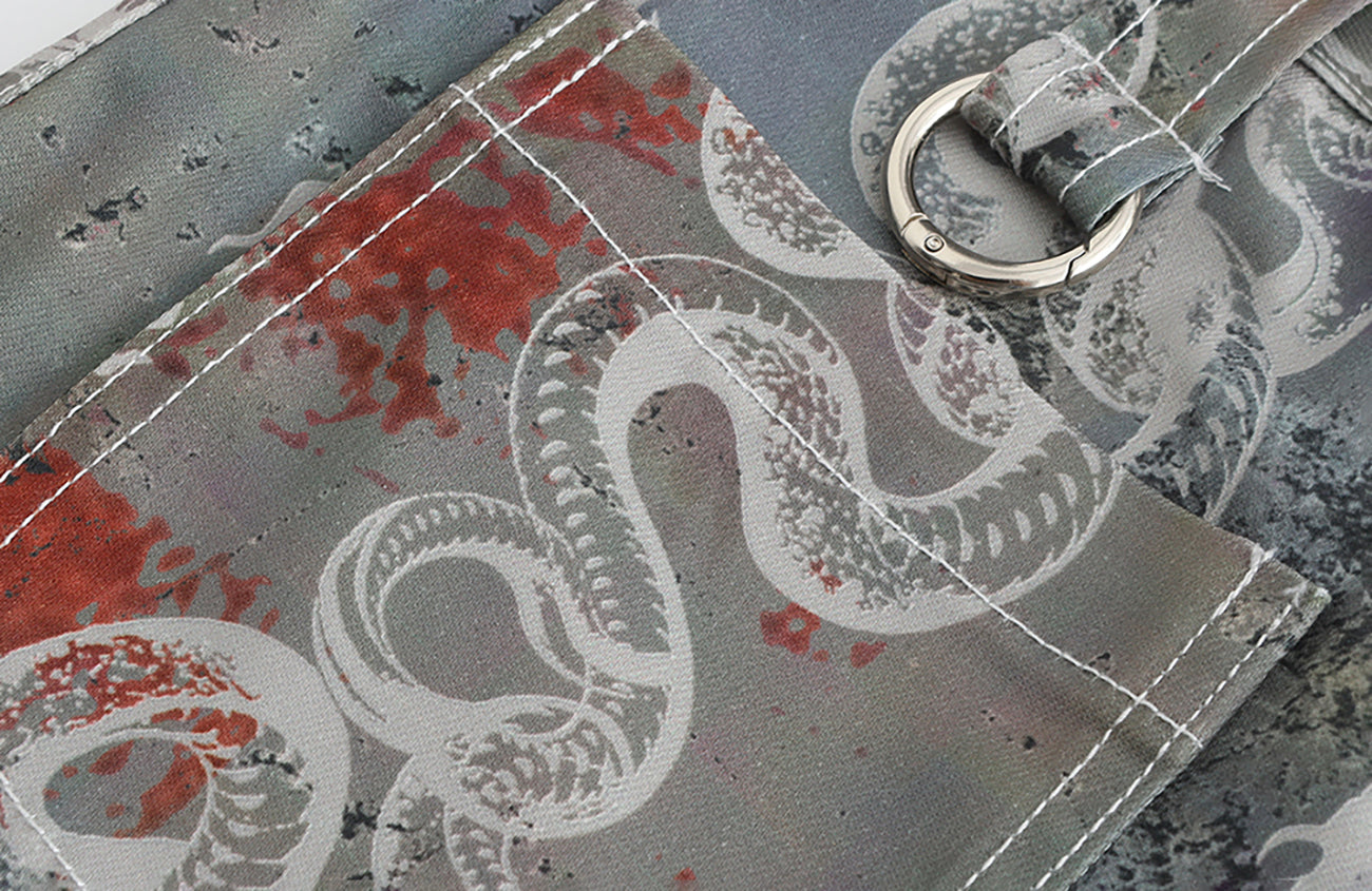 CYCYCY Serpentine Graphic Flared Jeans