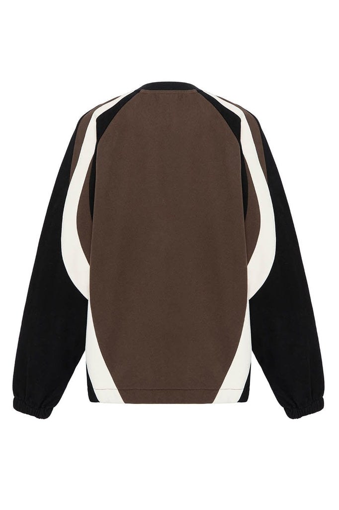 F2CE Modern Athletic Spliced Raglan Sweatshirt, premium urban and streetwear designers apparel on PROJECTISR.com, F2CE