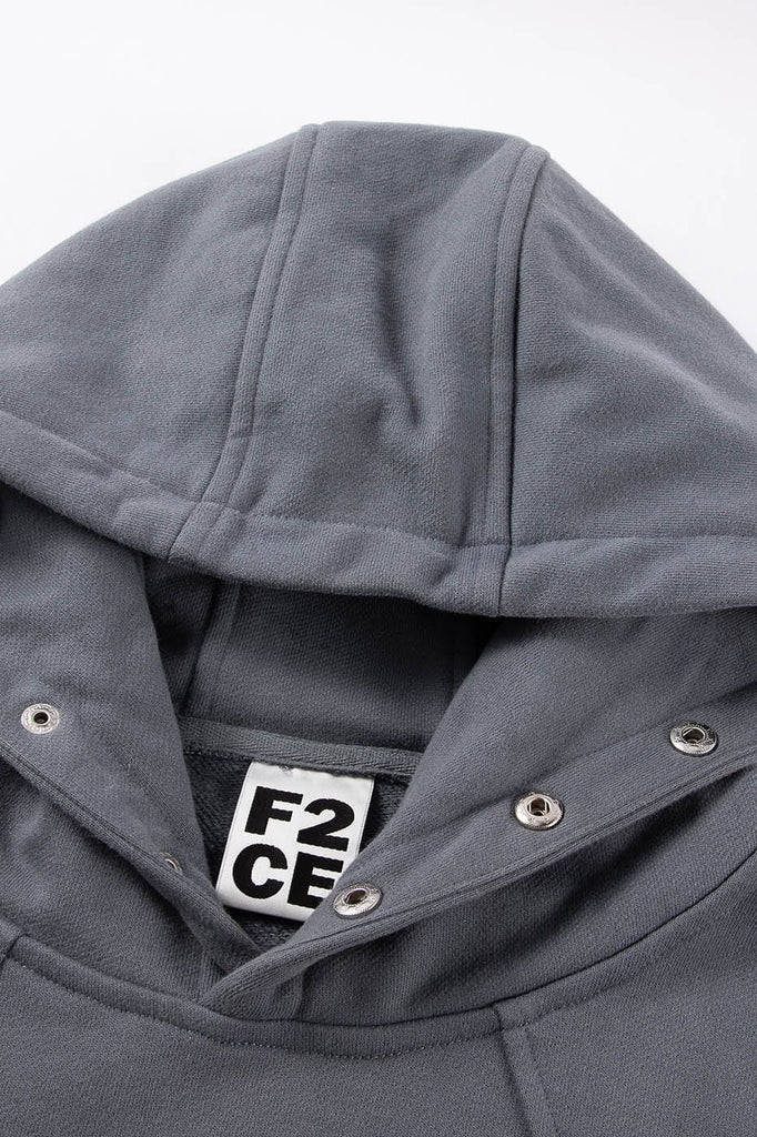 F2CE Deconstructed Spliced Buttoned Hoodie, premium urban and streetwear designers apparel on PROJECTISR.com, F2CE