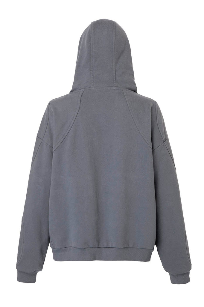 F2CE Deconstructed Spliced Buttoned Hoodie, premium urban and streetwear designers apparel on PROJECTISR.com, F2CE
