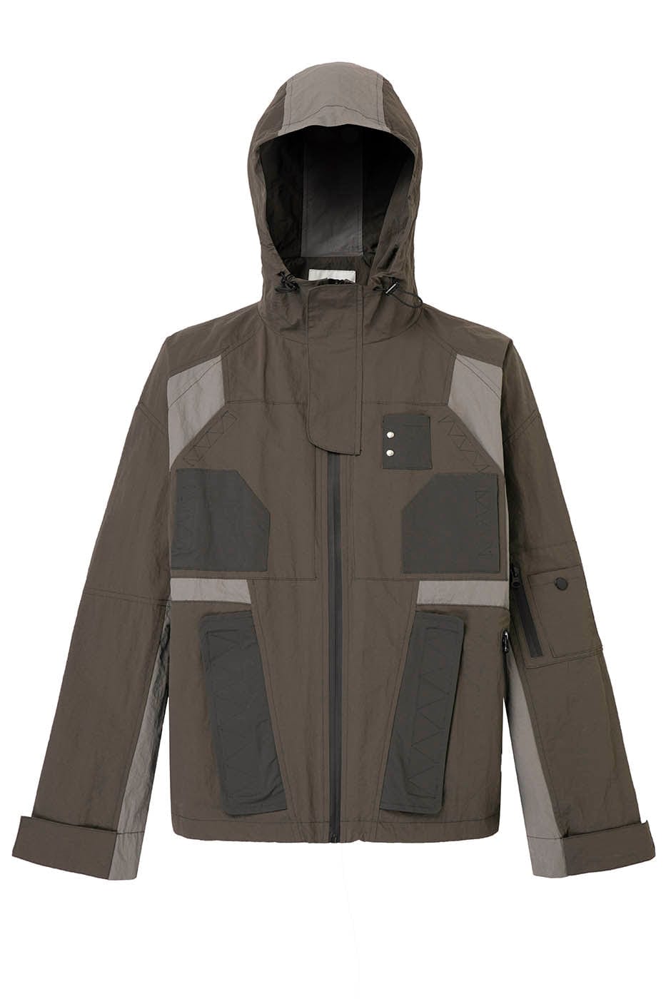 F2CE Deconstructed Waterproof Windbreaker, premium urban and streetwear designers apparel on PROJECTISR.com, F2CE