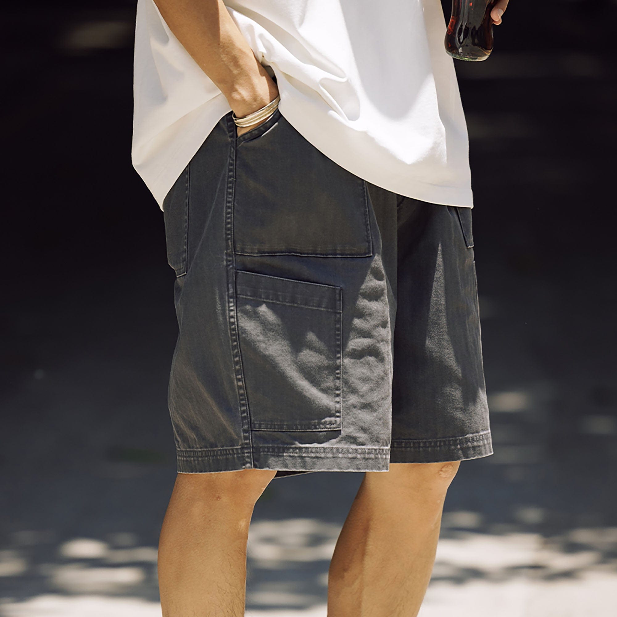 BANANA CLUB Multi-Pocket Utility Shorts