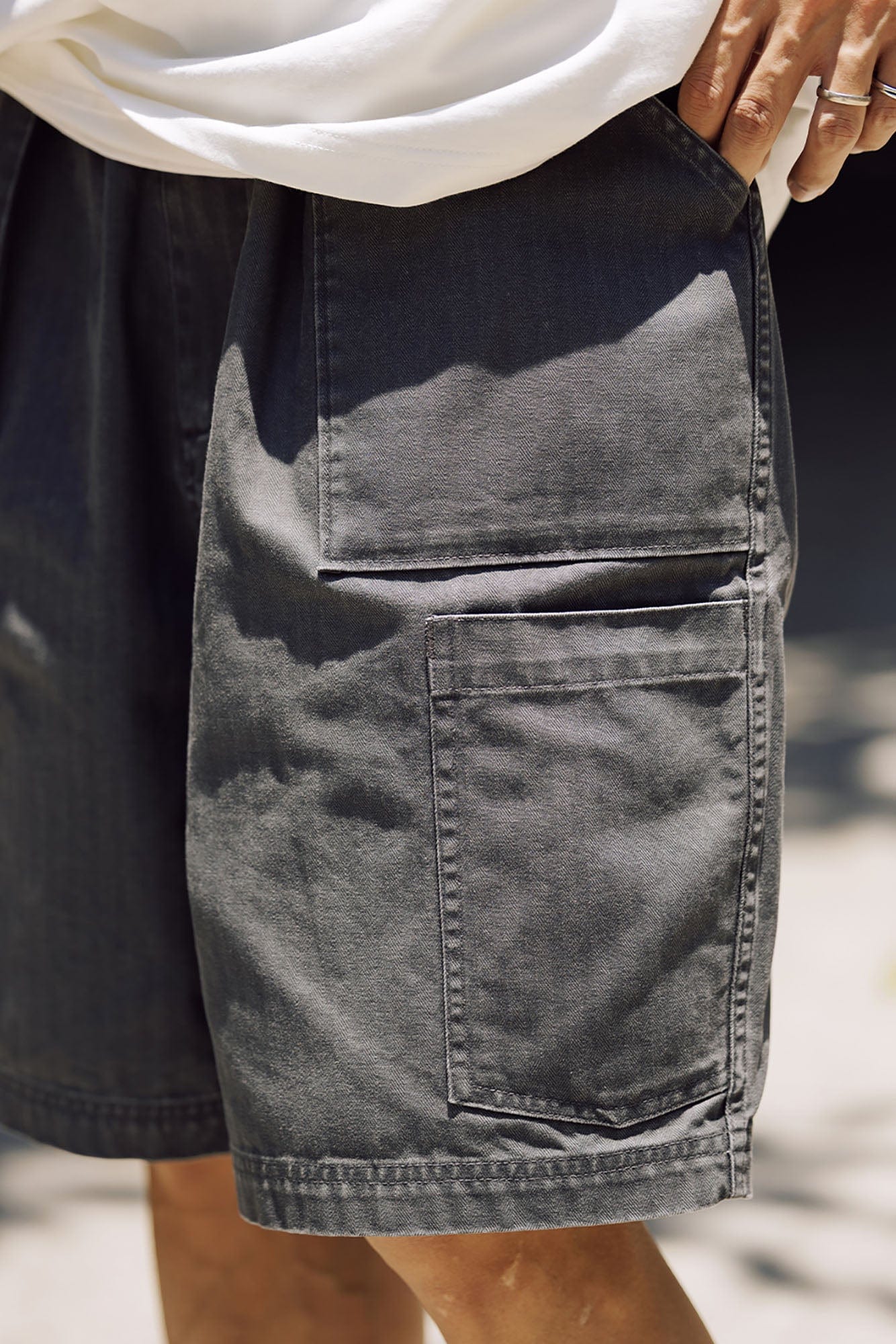 BANANA CLUB Multi-Pocket Utility Shorts