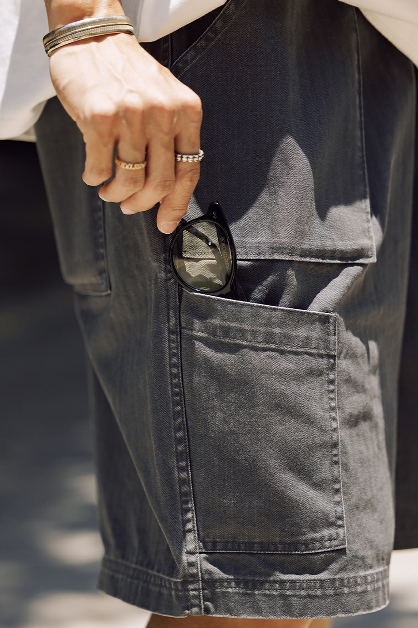 BANANA CLUB Multi-Pocket Utility Shorts