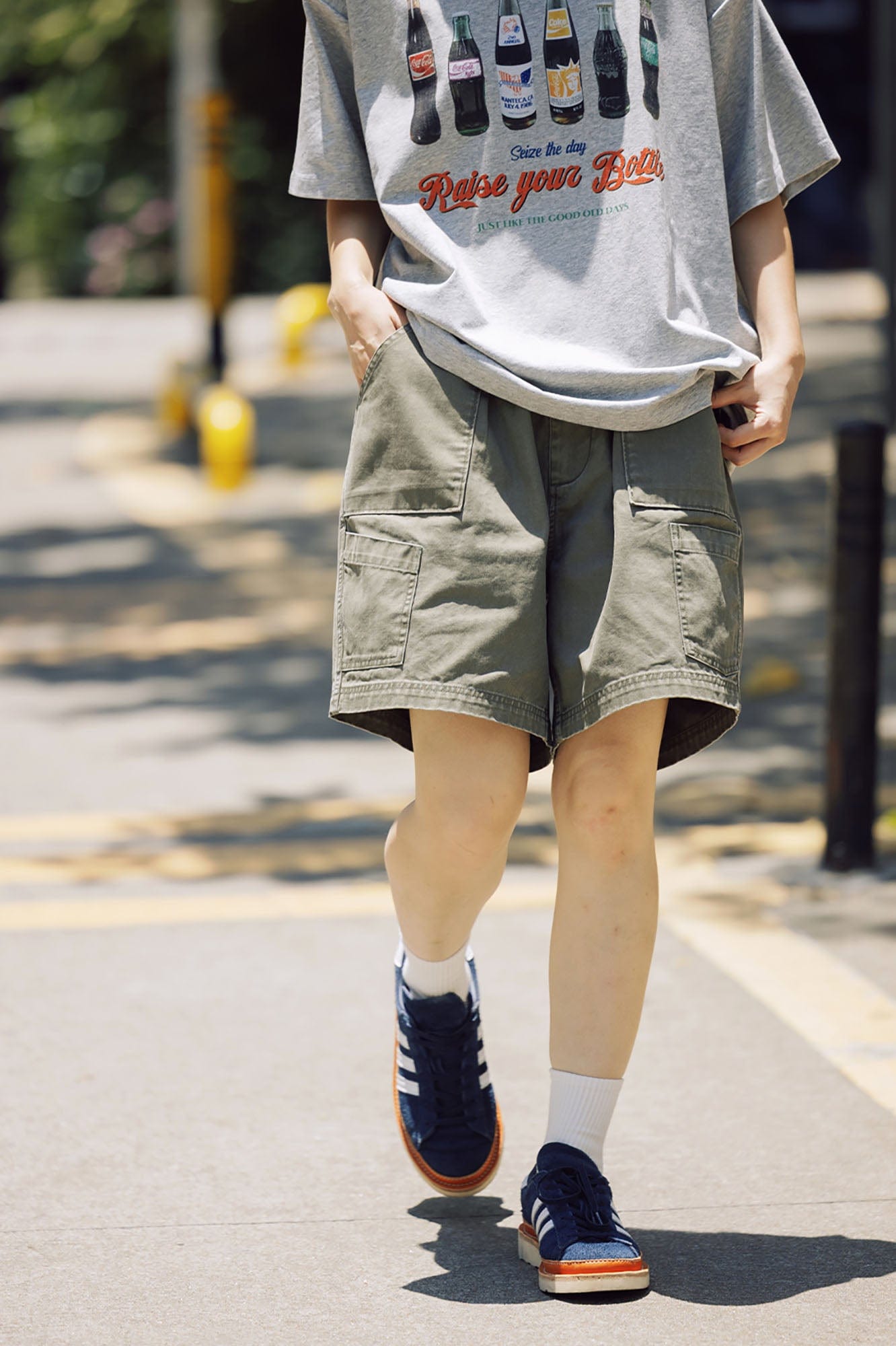 BANANA CLUB Multi-Pocket Utility Shorts
