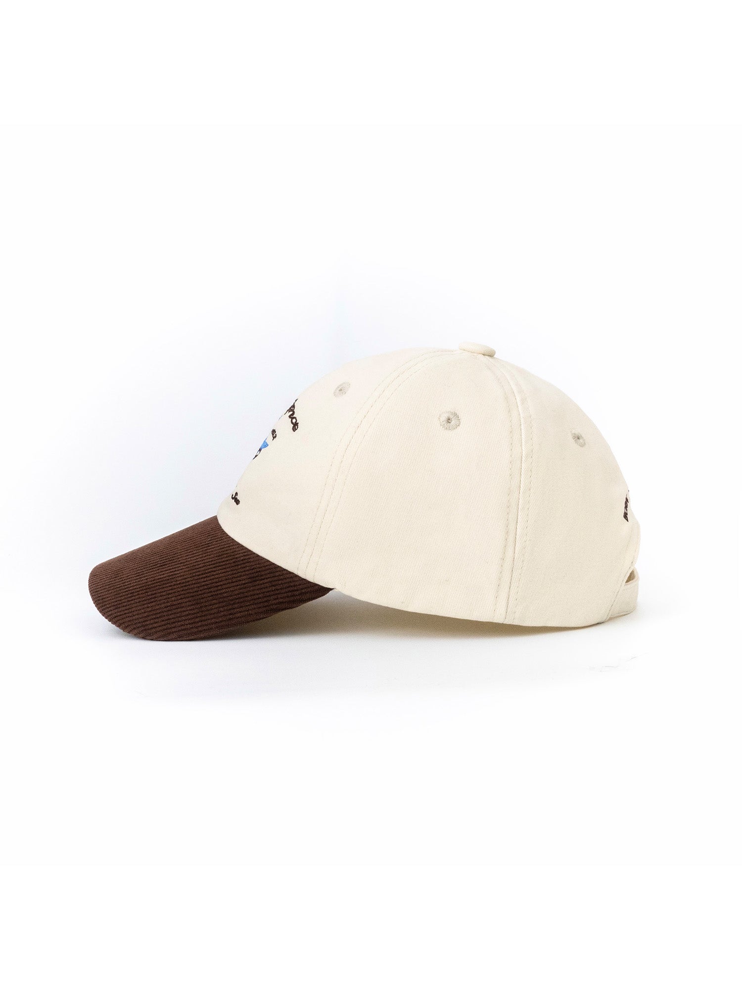 IN EXISTENCE Embroidered Star Corduroy-Brim Baseball Cap