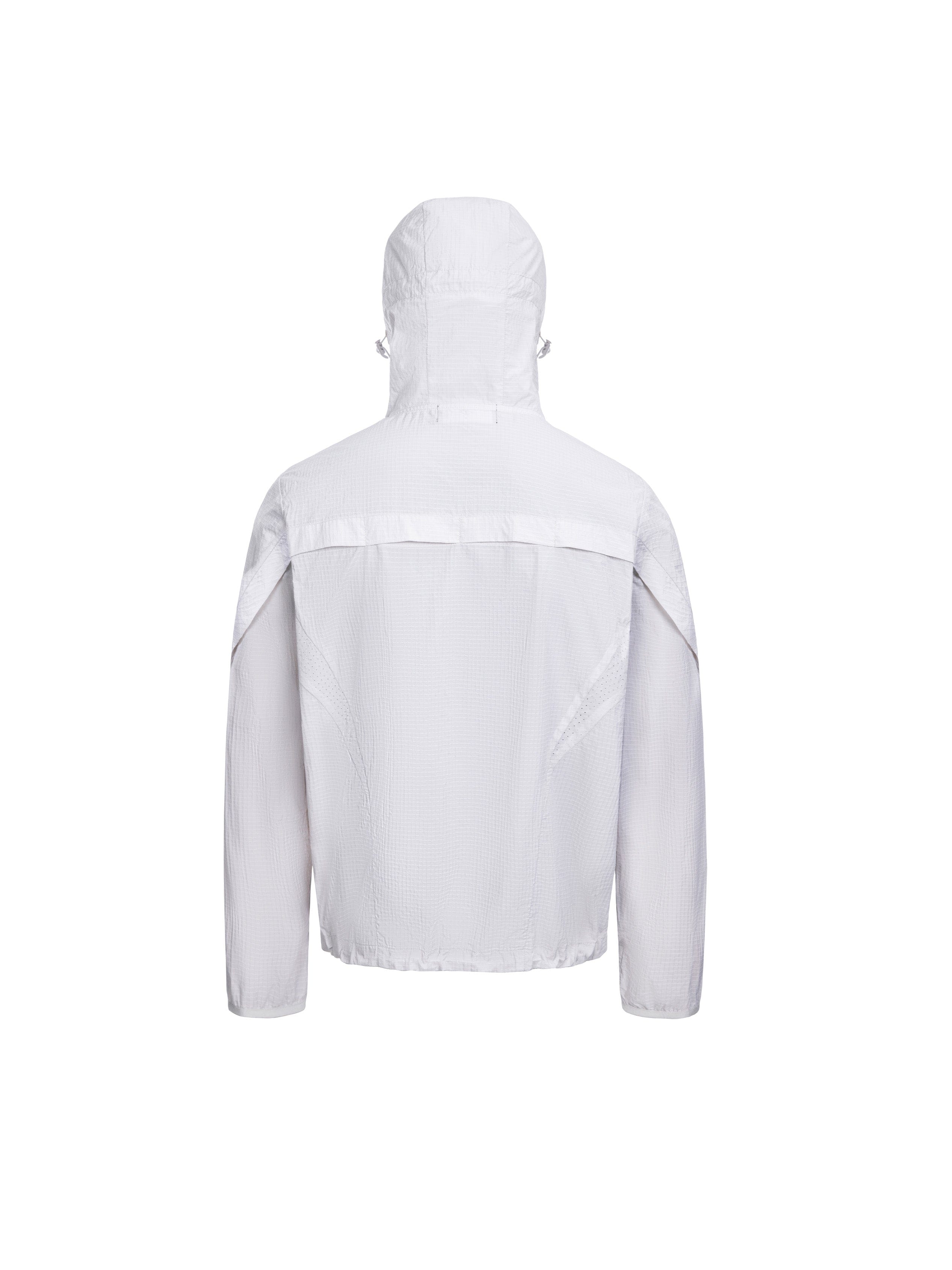 CATSSTAC Arc Panel Dual-Zip UV Protect Hooded Jacket, premium urban and streetwear designers apparel on PROJECTISR.com, CATSSTAC