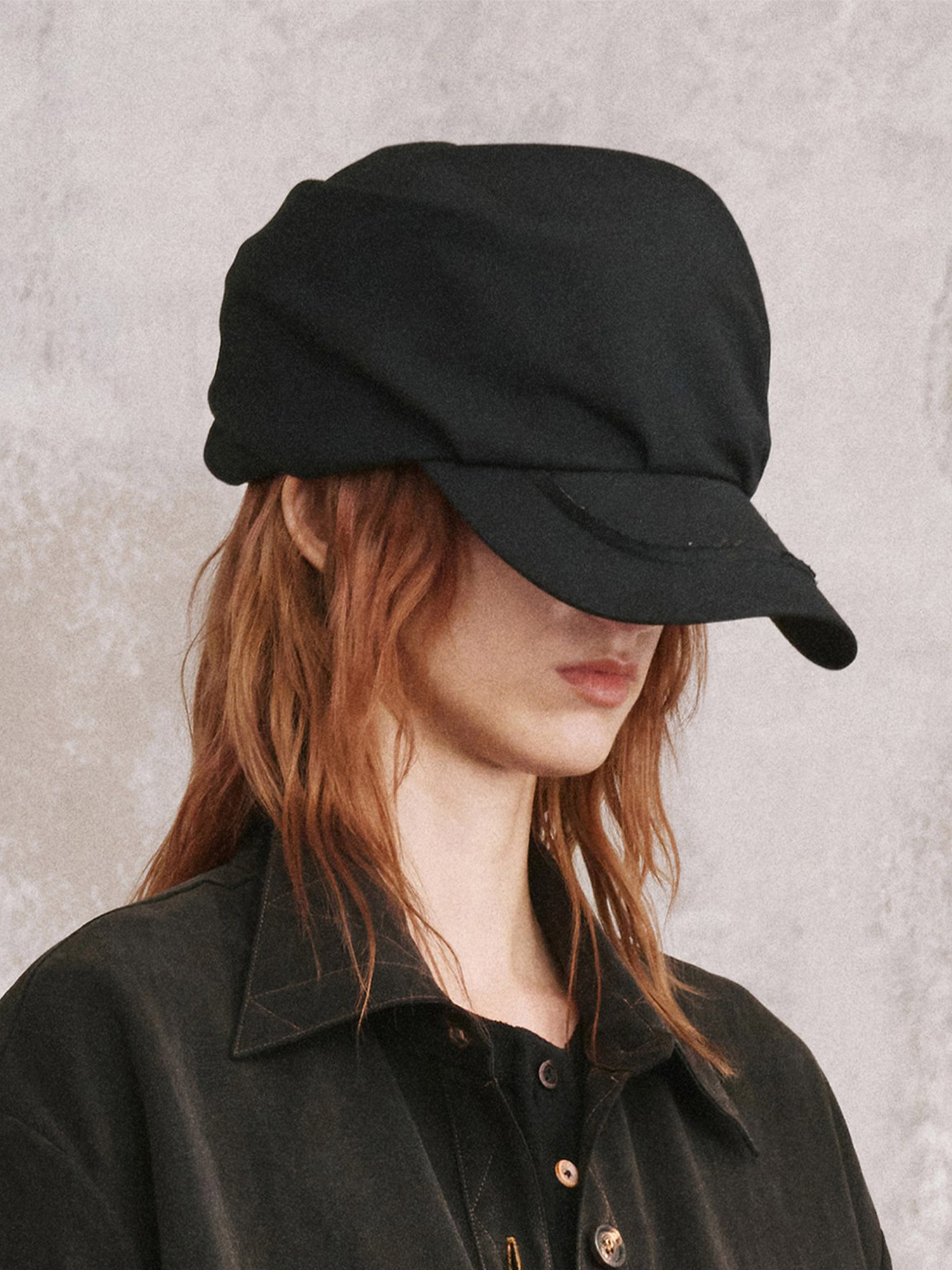 ILNya Nieternite Nifutur Ruched Newsboy Cap