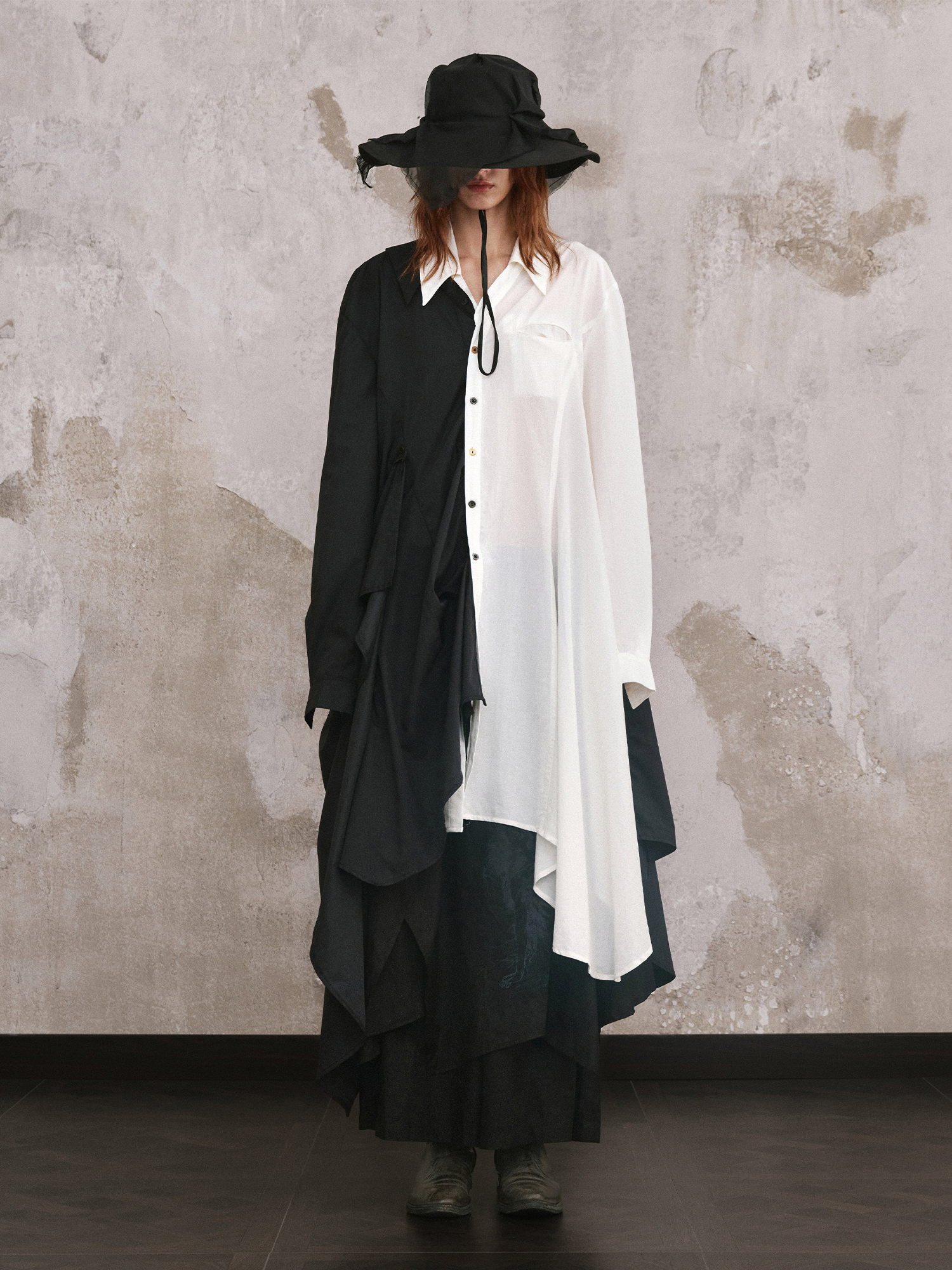 ILNya Nieternite Nifutur Mulberry Silk Veiled Sun Hat
