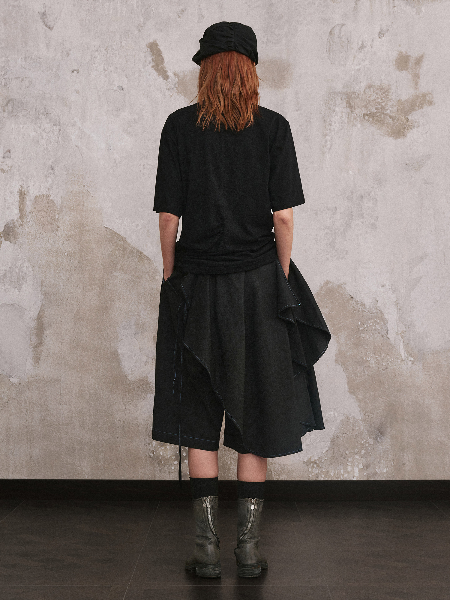 ILNya Nieternite Nifutur Ruched Newsboy Cap