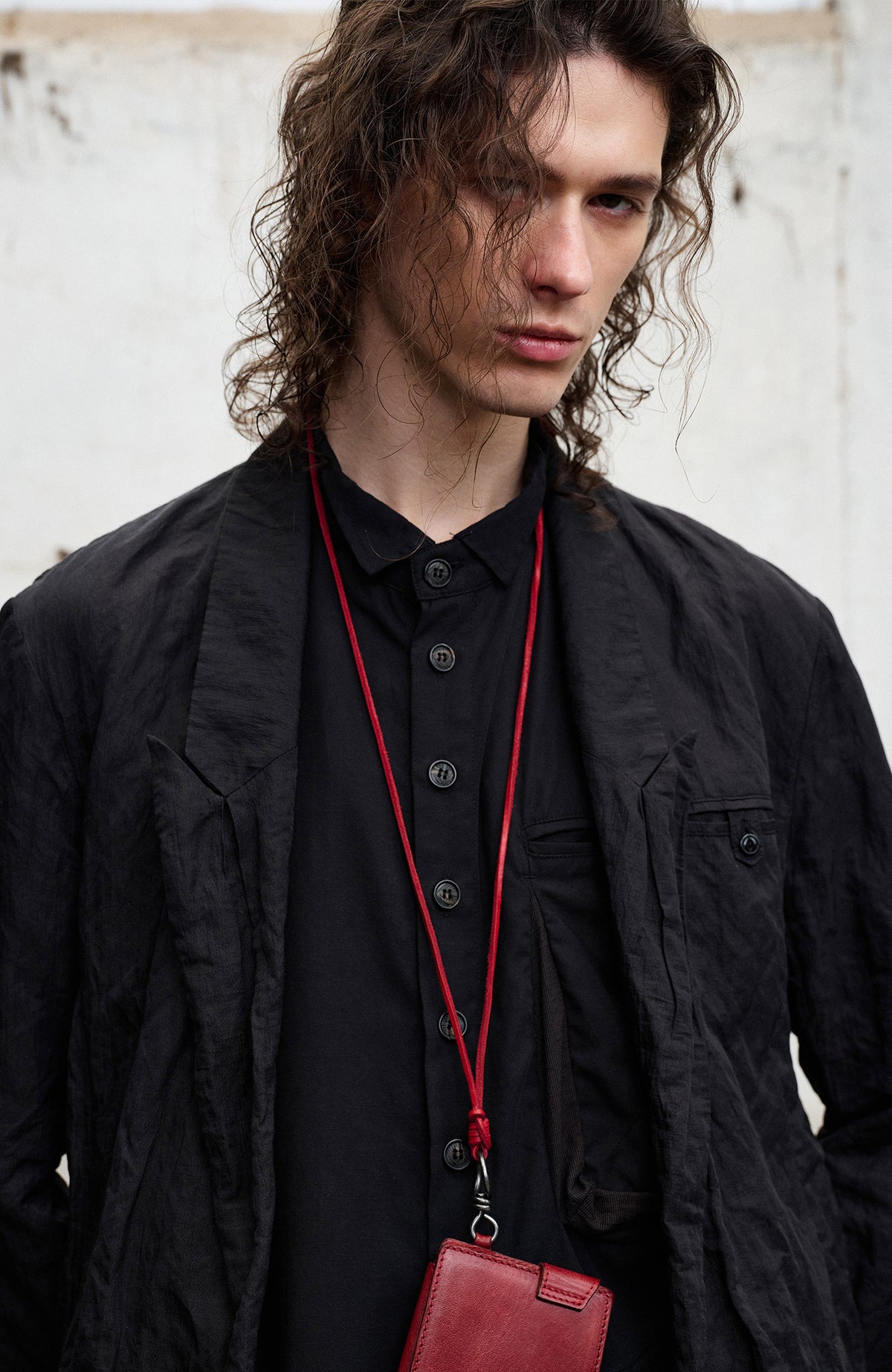 ILNya Nieternite Nifutur Asymmetrical Lapel Shirt-Style Coat