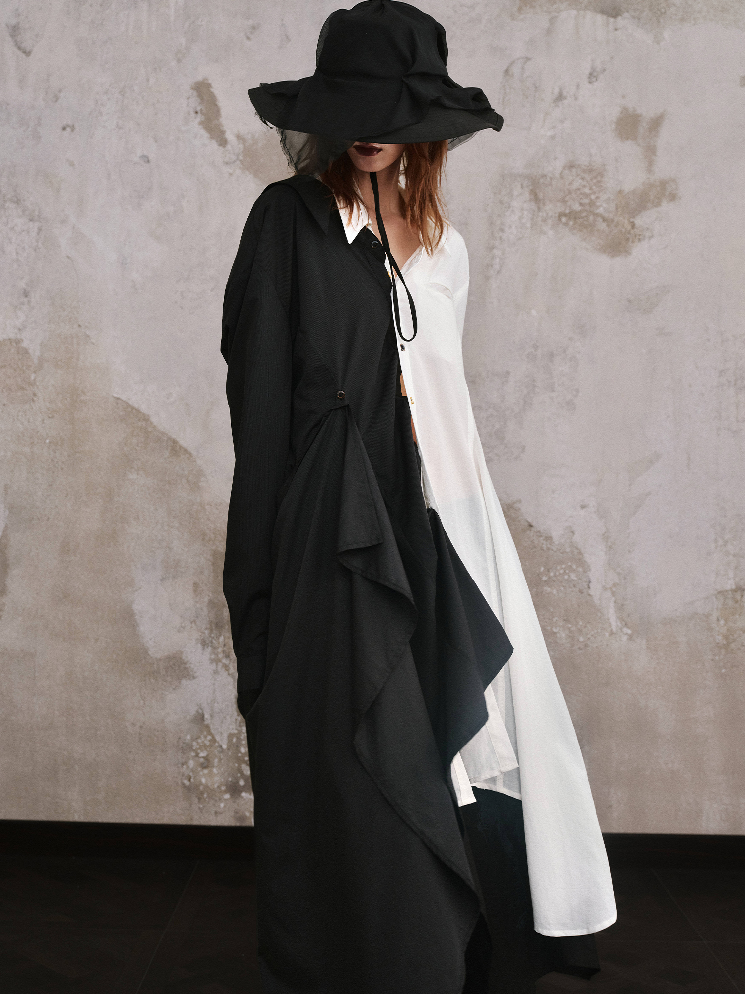 ILNya Nieternite Nifutur Mulberry Silk Veiled Sun Hat