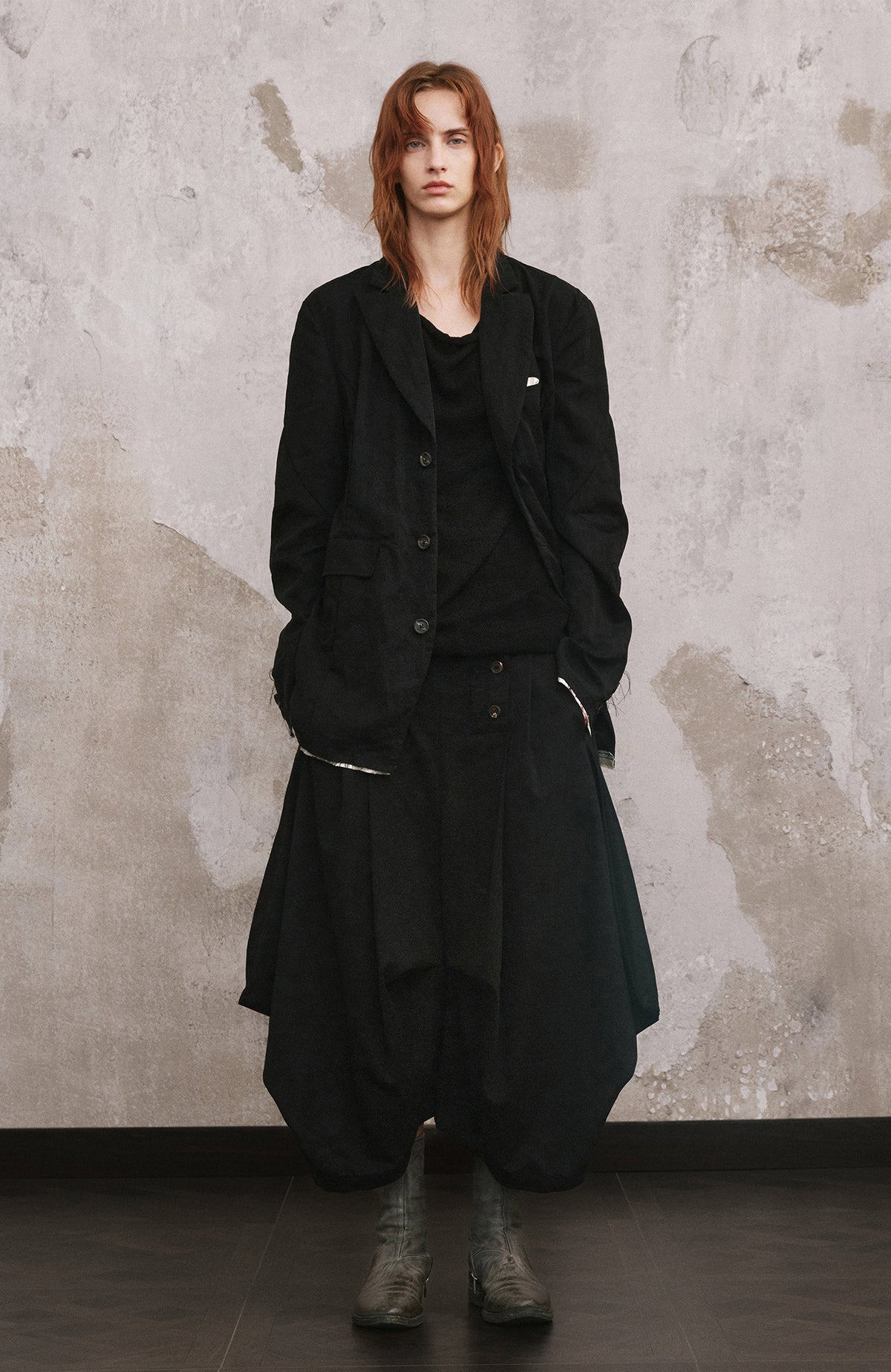 ILNya Nieternite Nifutur Spliced Artisan Blazer Jacket