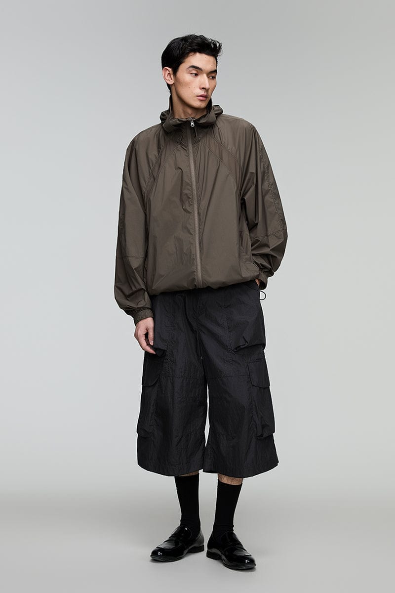 OPICLOTH Multi-Pocket Drawstring Cargo Shorts