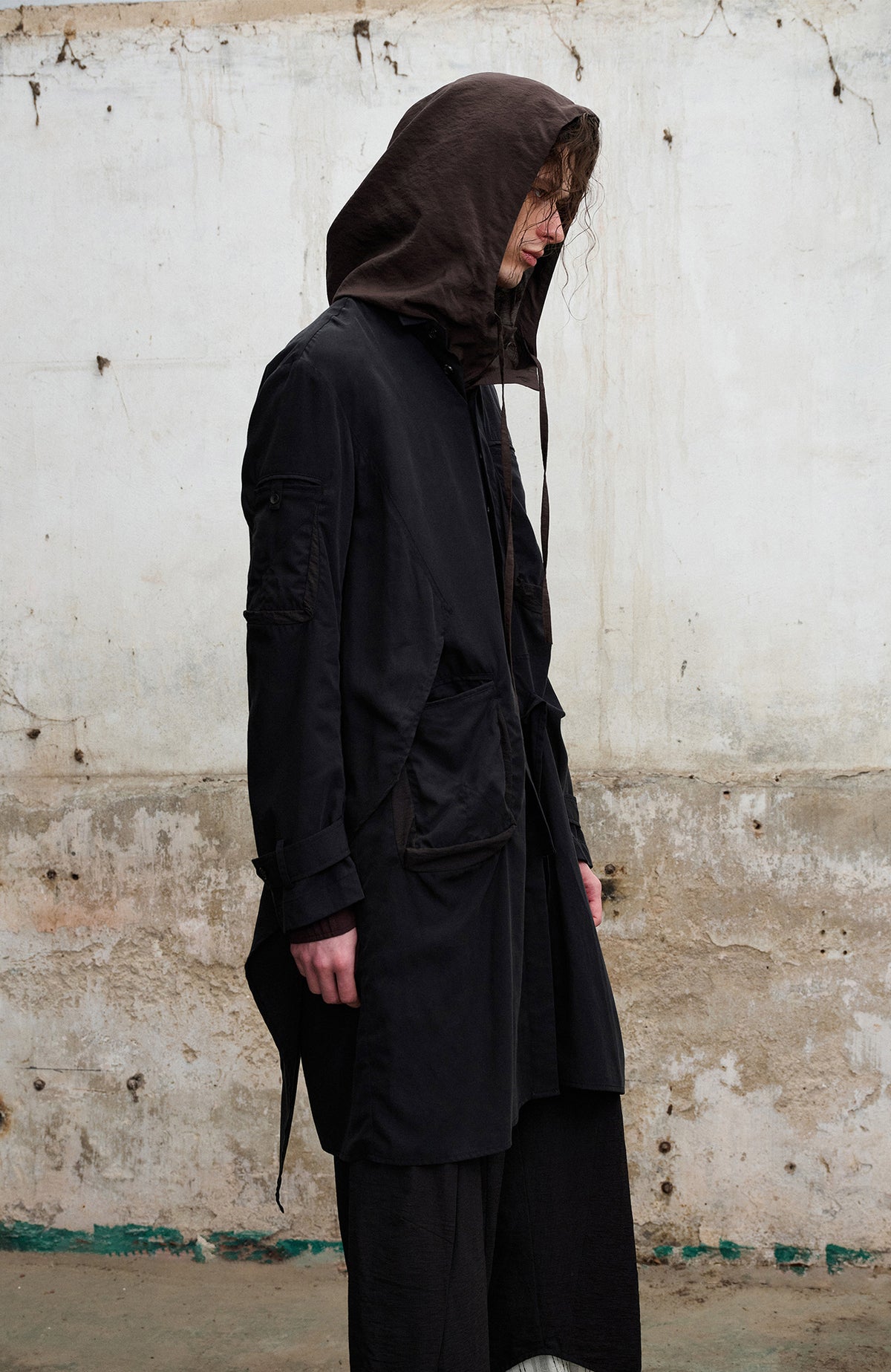 ILNya Nieternite Nifutur Asymmetrical Lapel Shirt-Style Coat