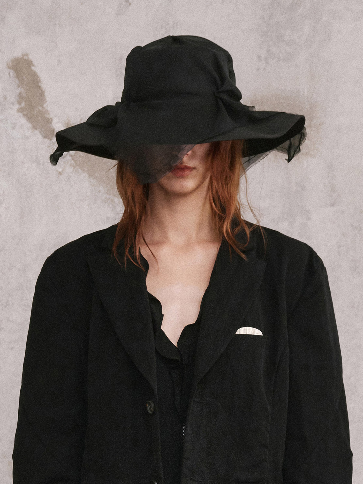 ILNya Nieternite Nifutur Mulberry Silk Veiled Sun Hat