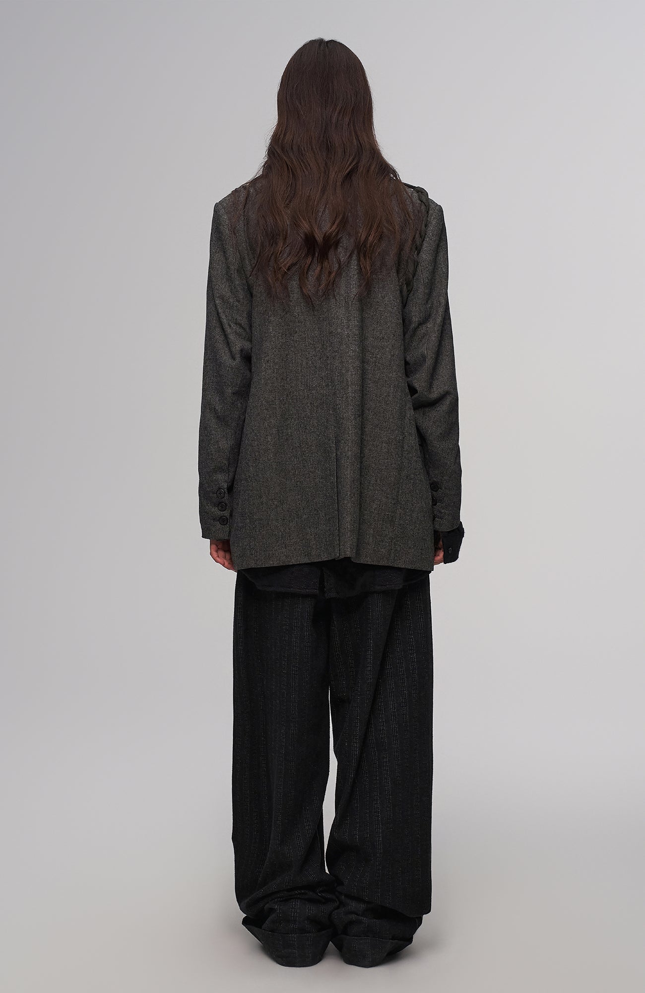 ILNya Nieternite Nifutur Rope Wrap Wool-Blend Suit Jacket