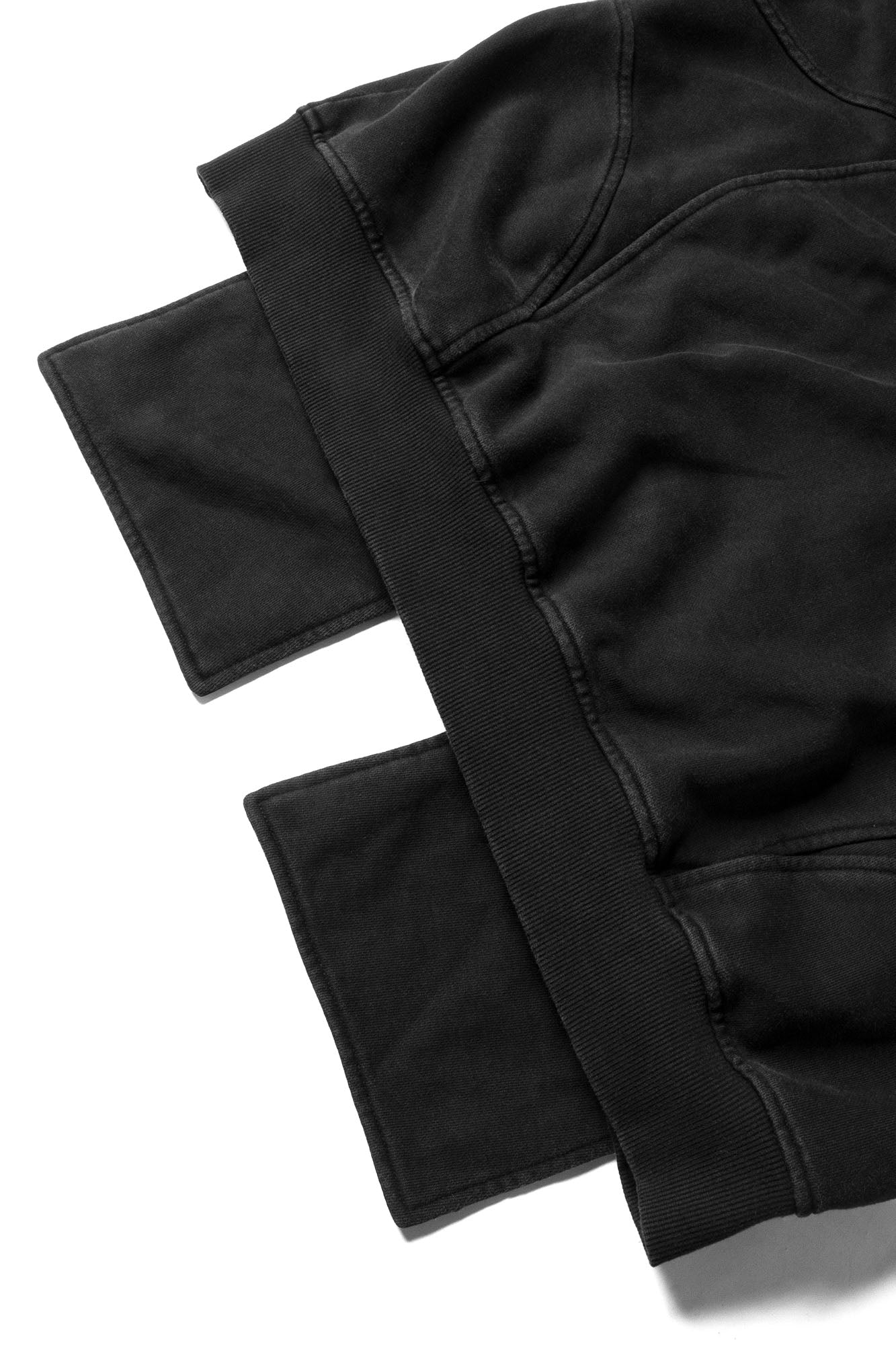 RELABEL Detachable Faux Fur Hood Jacket Black