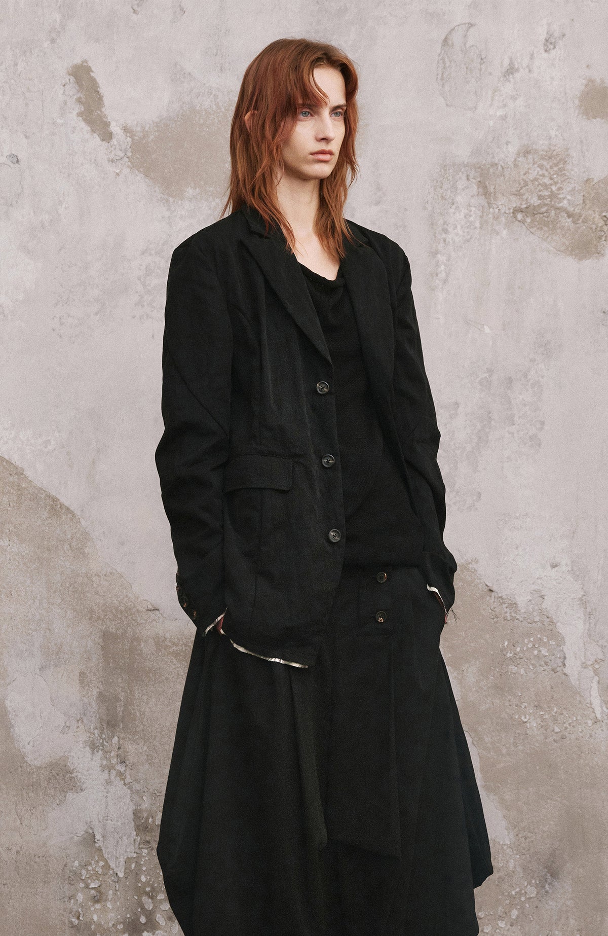 ILNya Nieternite Nifutur Spliced Artisan Blazer Jacket