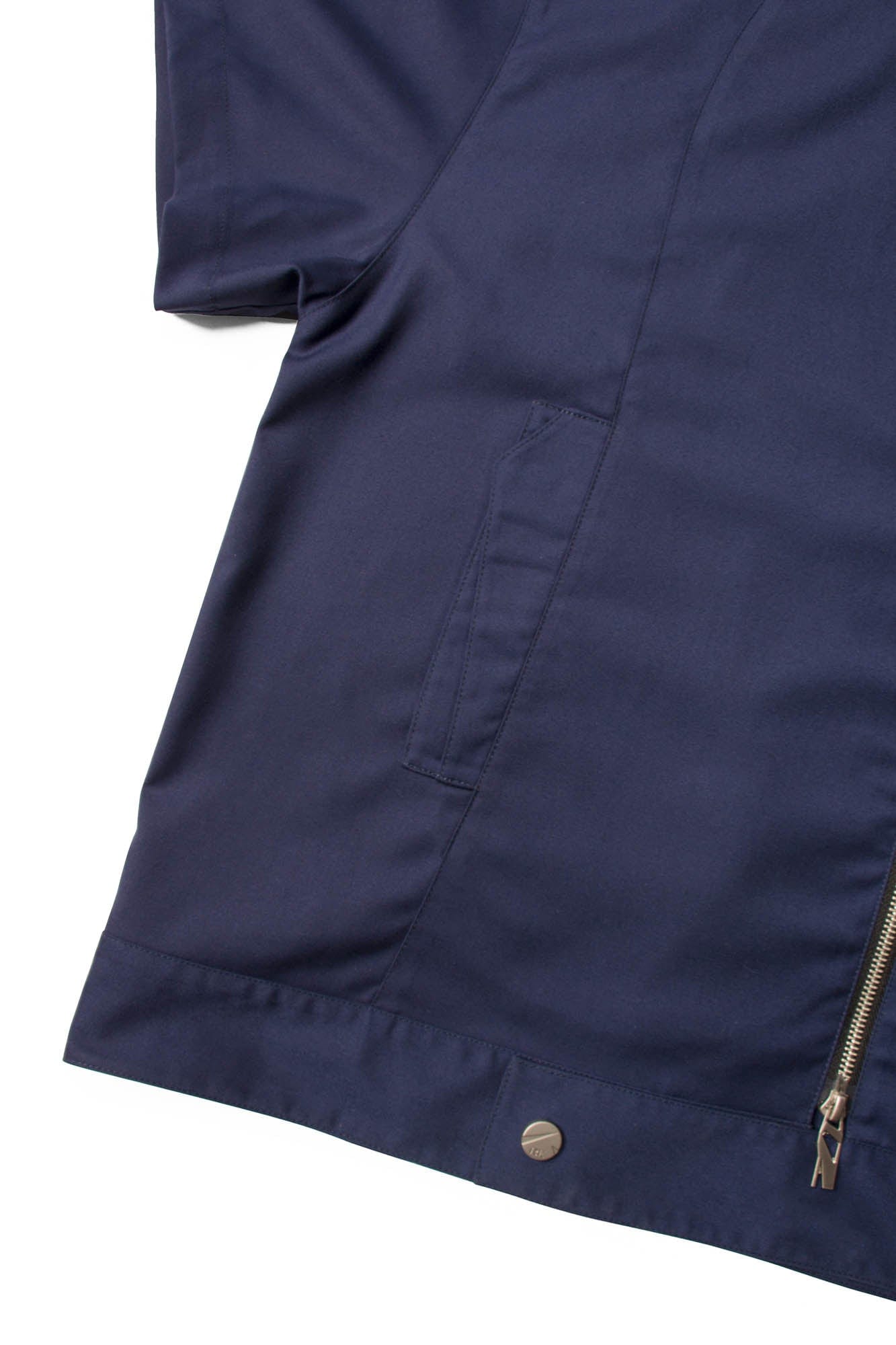 RELABEL Utility Stand Collar Half-Sleeve Jacket, premium urban and streetwear designers apparel on PROJECTISR.com, RELABEL