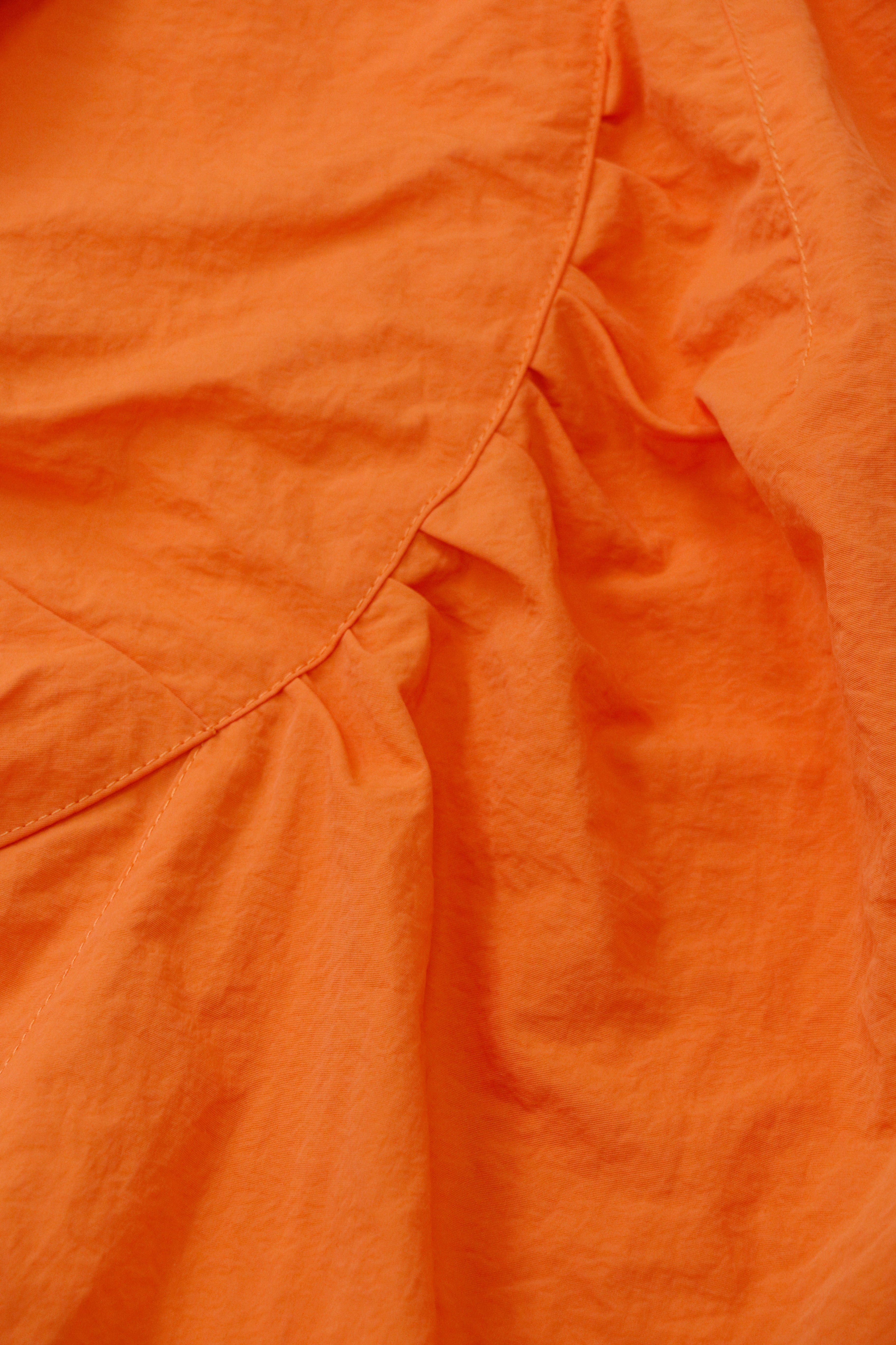 RELABEL Waterproof Nylon Drawstring Oversized Cargo Orange, premium urban and streetwear designers apparel on PROJECTISR.com, RELABEL