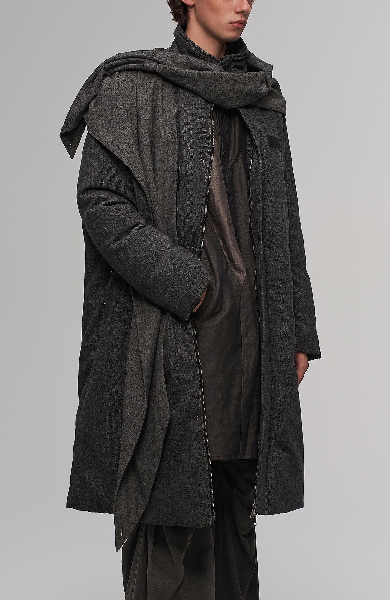 ILNya Nieternite Nifutur Wrapped Scarf 3M Overcoat