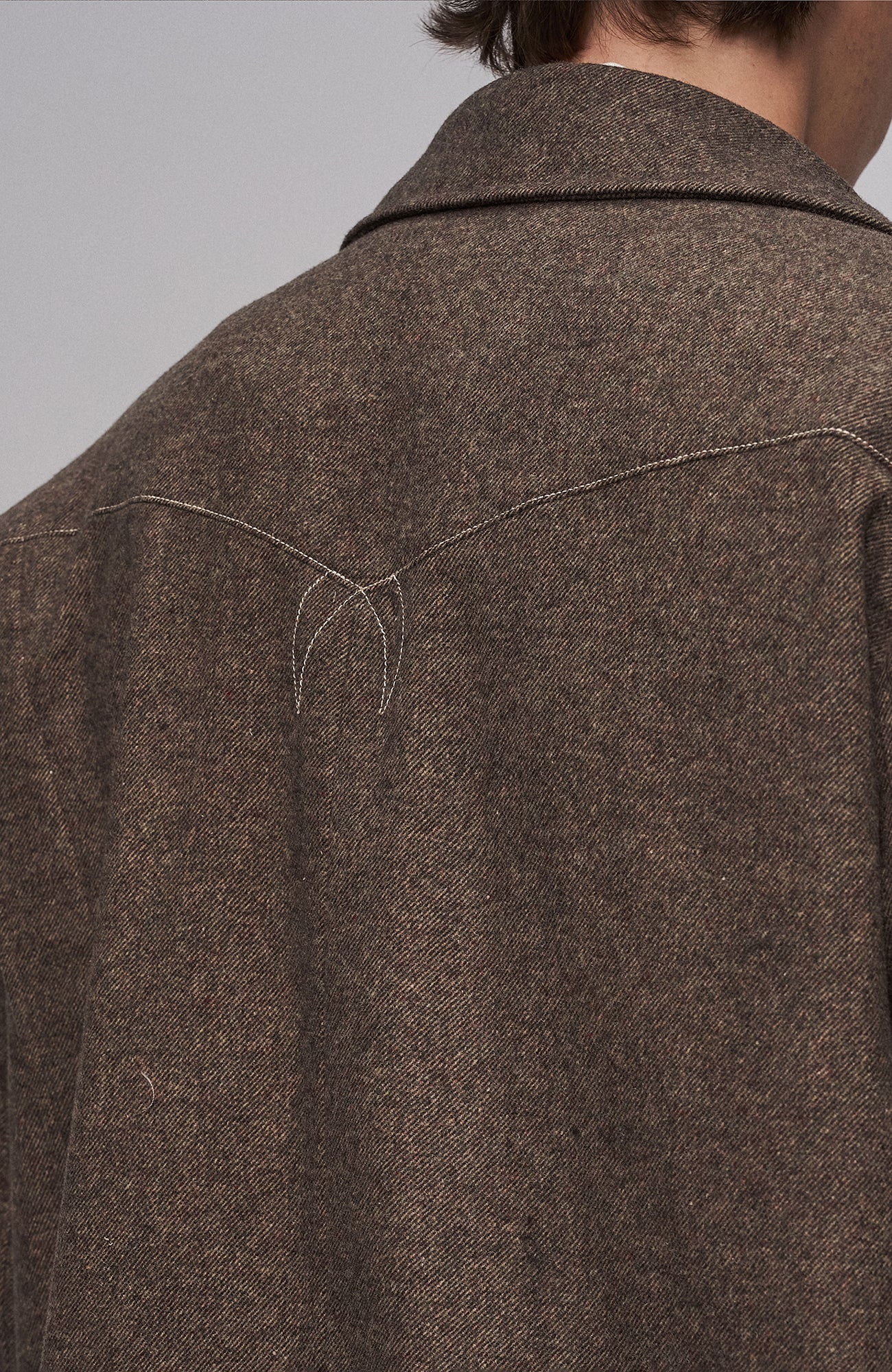 ILNya Nieternite Nifutur Deconstructed Arc Panel Wool Blend Jacket