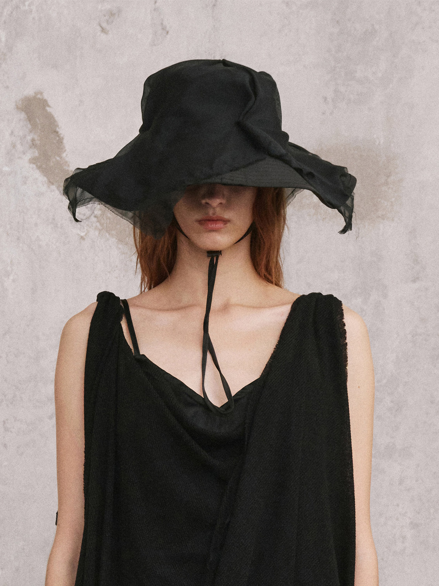 ILNya Nieternite Nifutur Mulberry Silk Veiled Sun Hat