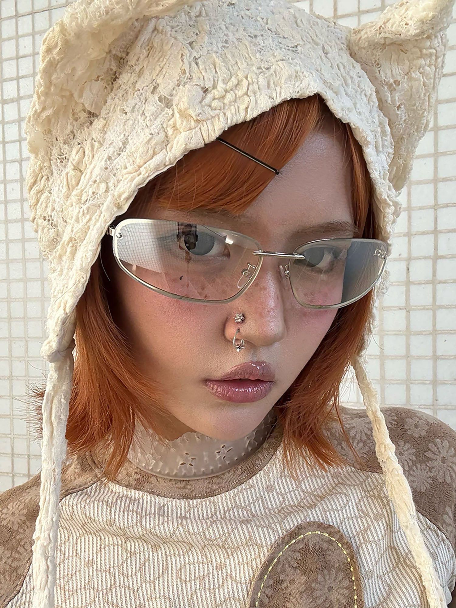 DAMAGE ASIA Metal Streamline Lens Shades