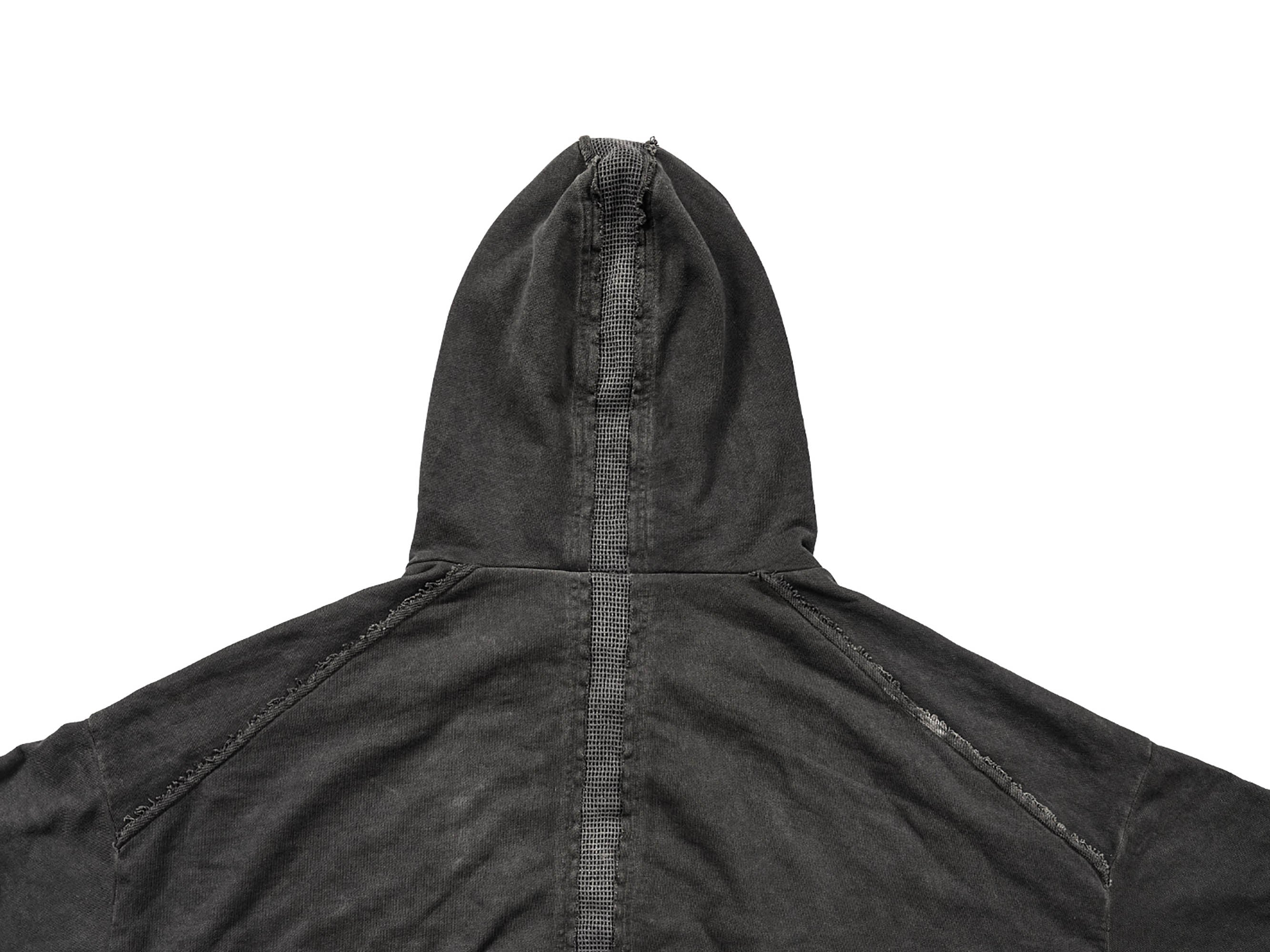 UNDERWATER Distressed Demon Clad Deconstructed Hooded Jacket