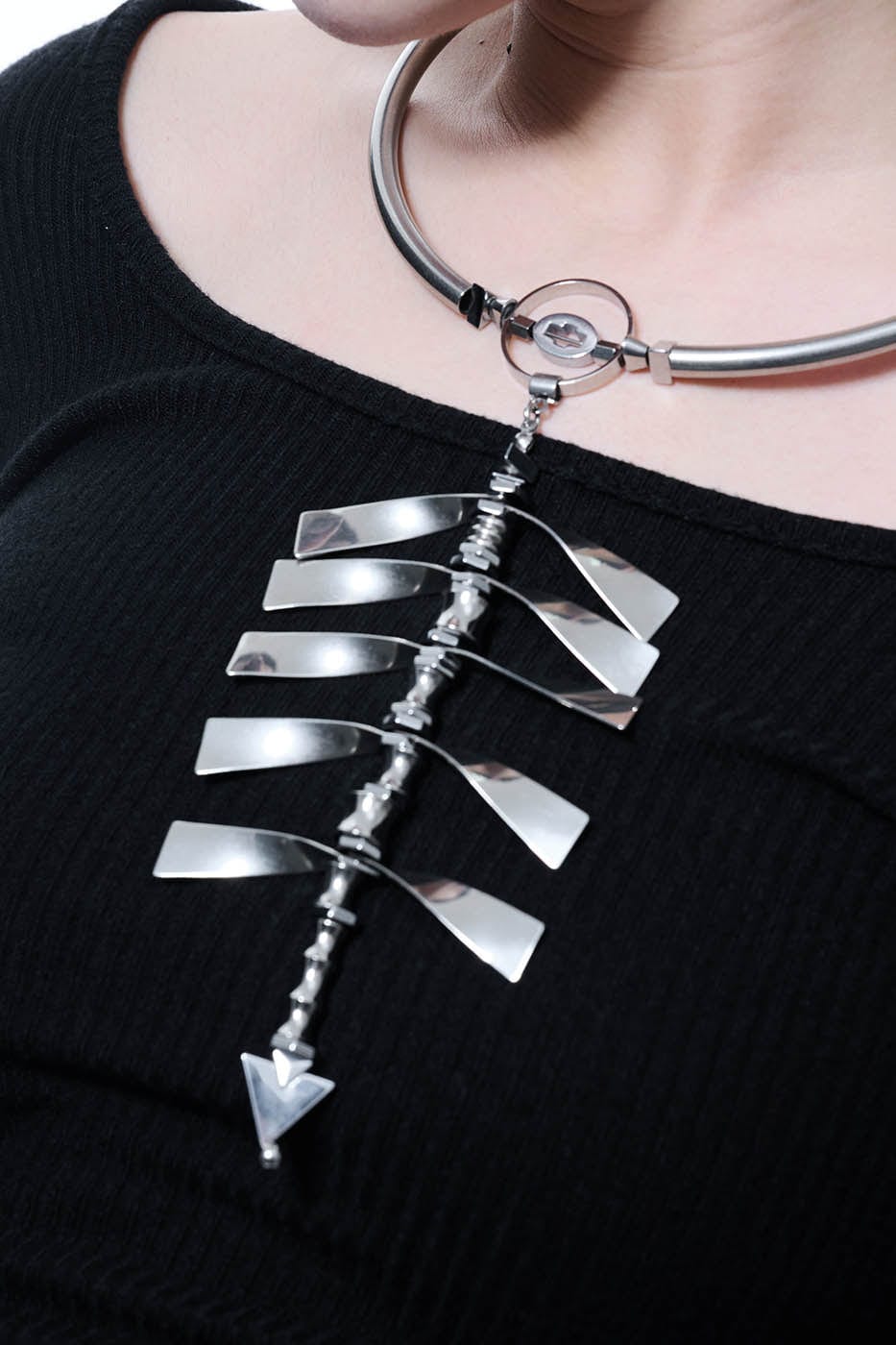 ILLUSORY Spine Necklace, premium urban and streetwear designers apparel on PROJECTISR.com, ILLUSORY