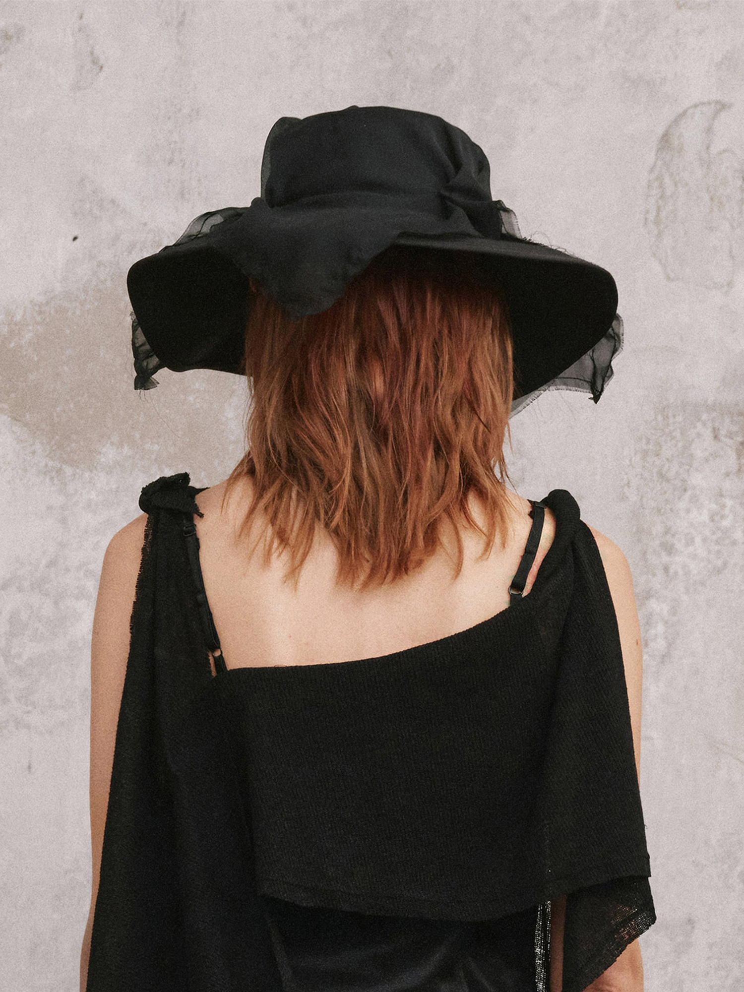 ILNya Nieternite Nifutur Mulberry Silk Veiled Sun Hat