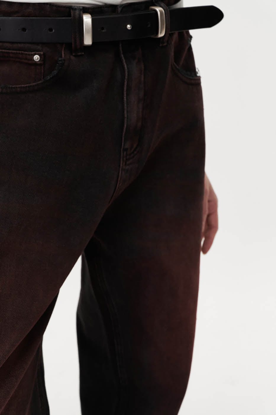 ARTIFICIAL WORLD Rusted Straight-Leg Jeans