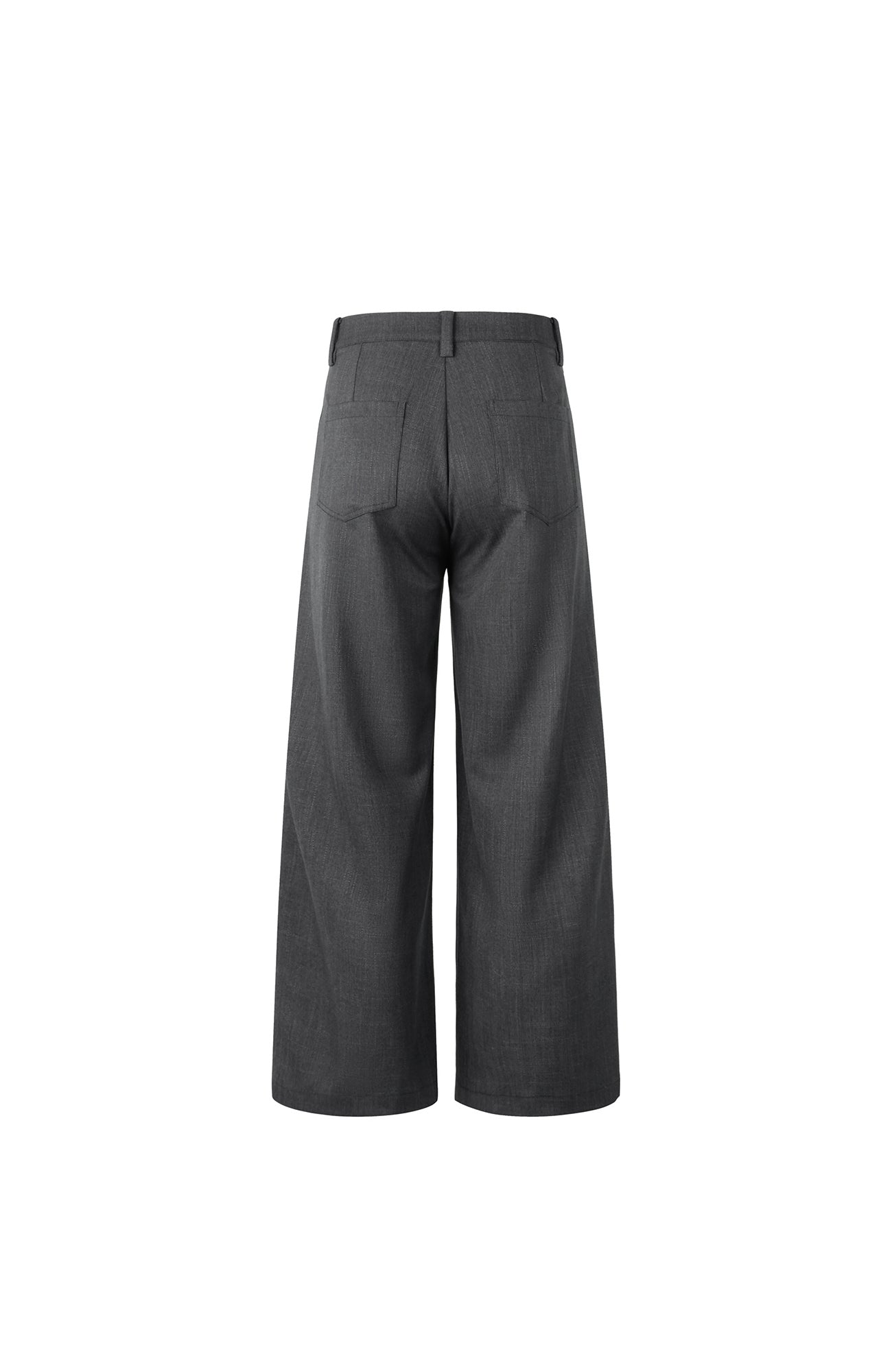 OKAYTHXBYE Essential Pleated Wide-Leg Trousers