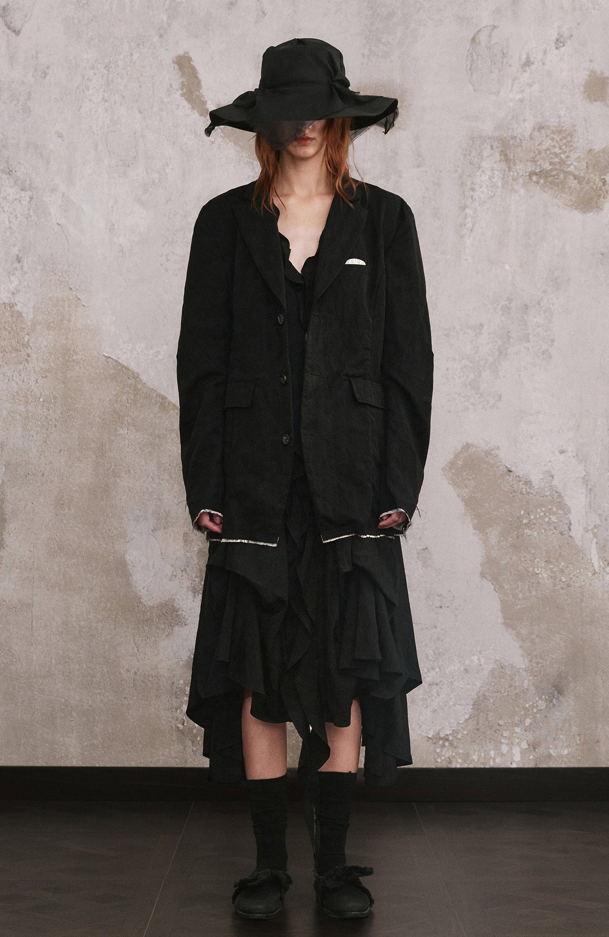 ILNya Nieternite Nifutur Spliced Artisan Blazer Jacket