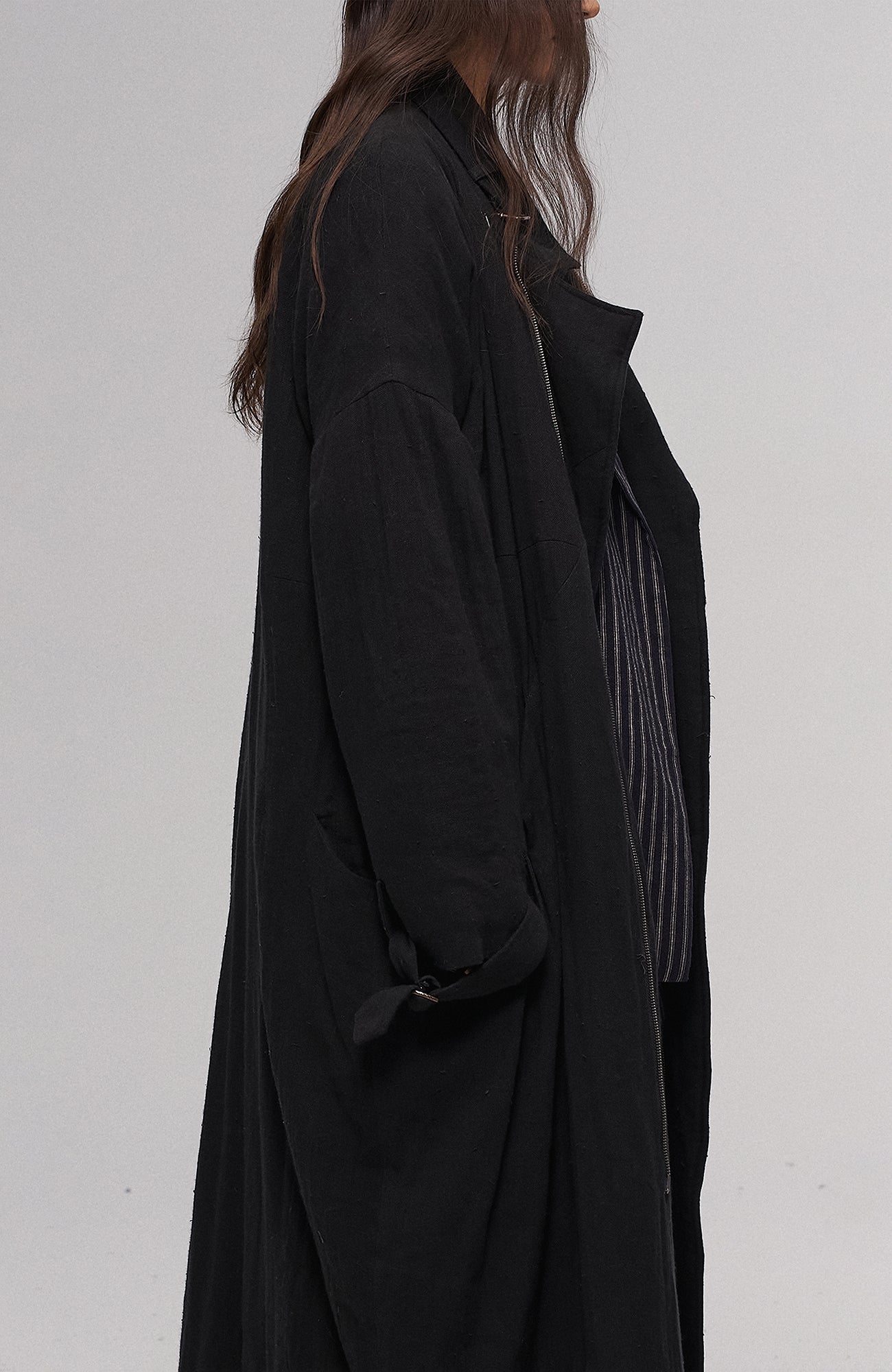 ILNya Nieternite Nifutur Essential Linen-Blend Oversized 3M Coat